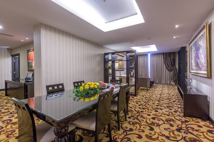 Guest room at the Wyndham Surabaya City Centre in Surabaya, Other than US/Canada