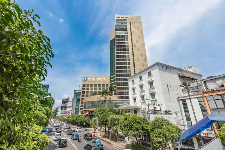 Exterior of Wyndham Surabaya City Centre hotel in Surabaya, Other than US/Canada