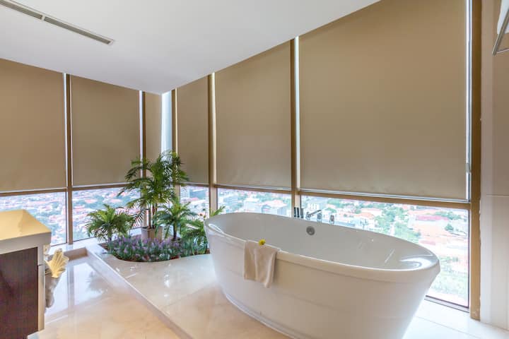 Guest room at the Wyndham Surabaya City Centre in Surabaya, Other than US/Canada