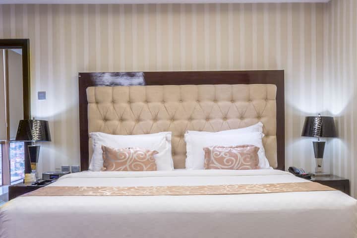 Guest room at the Wyndham Surabaya City Centre in Surabaya, Other than US/Canada