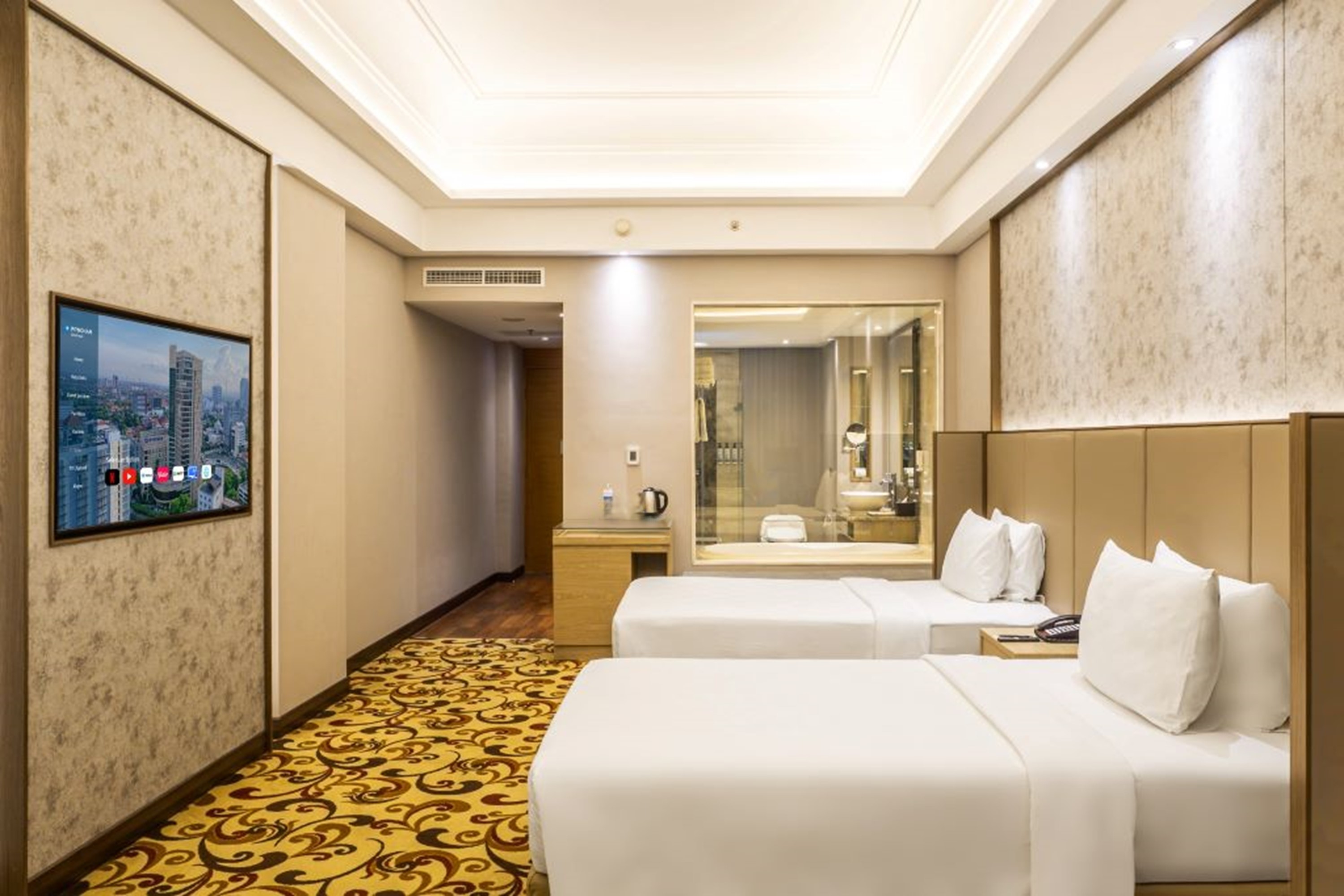 Guest room at the Wyndham Surabaya City Centre in Surabaya, Other than US/Canada