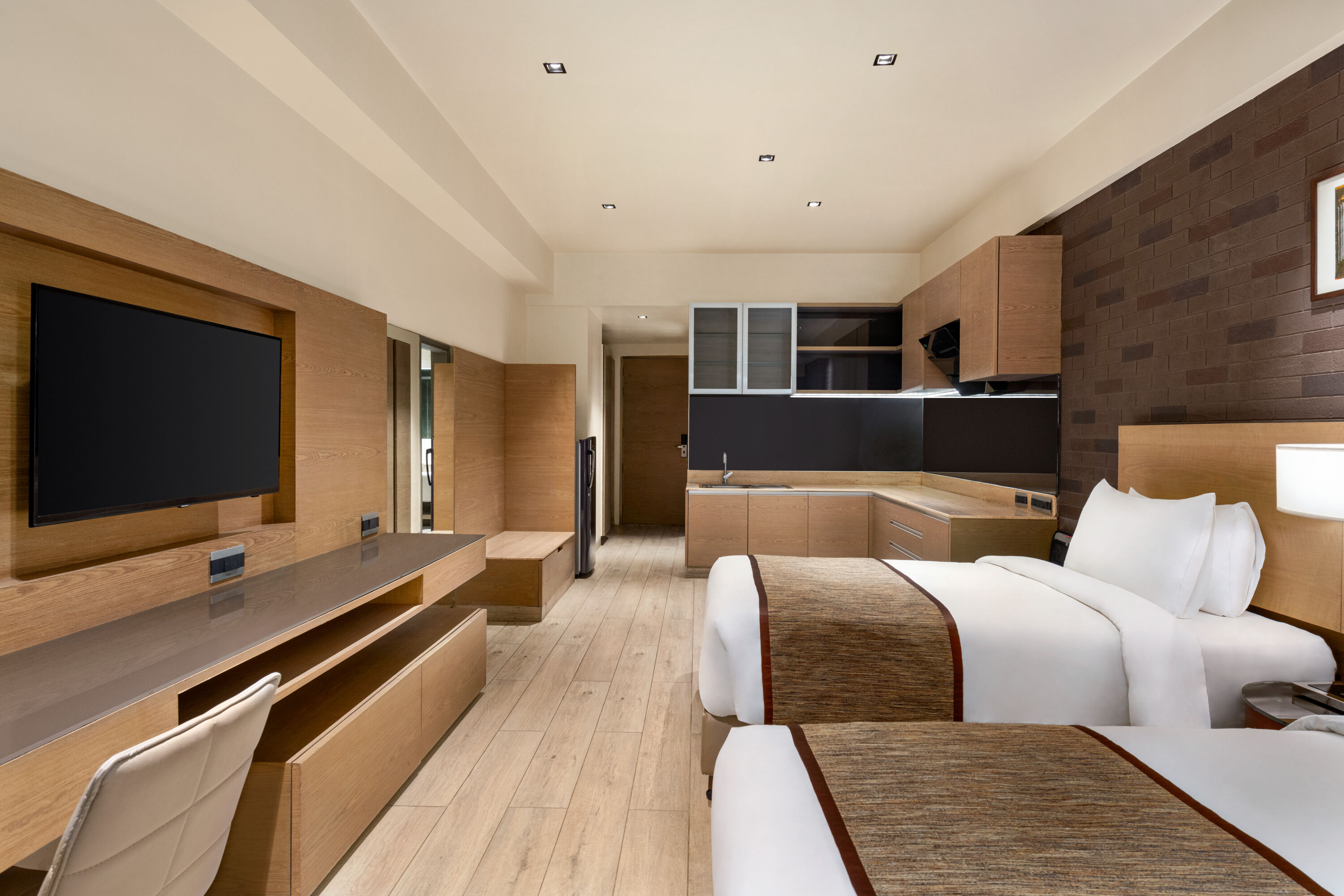 Guest room at the Wyndham Ahmedabad Shela in Ahmedabad, Other than US/Canada