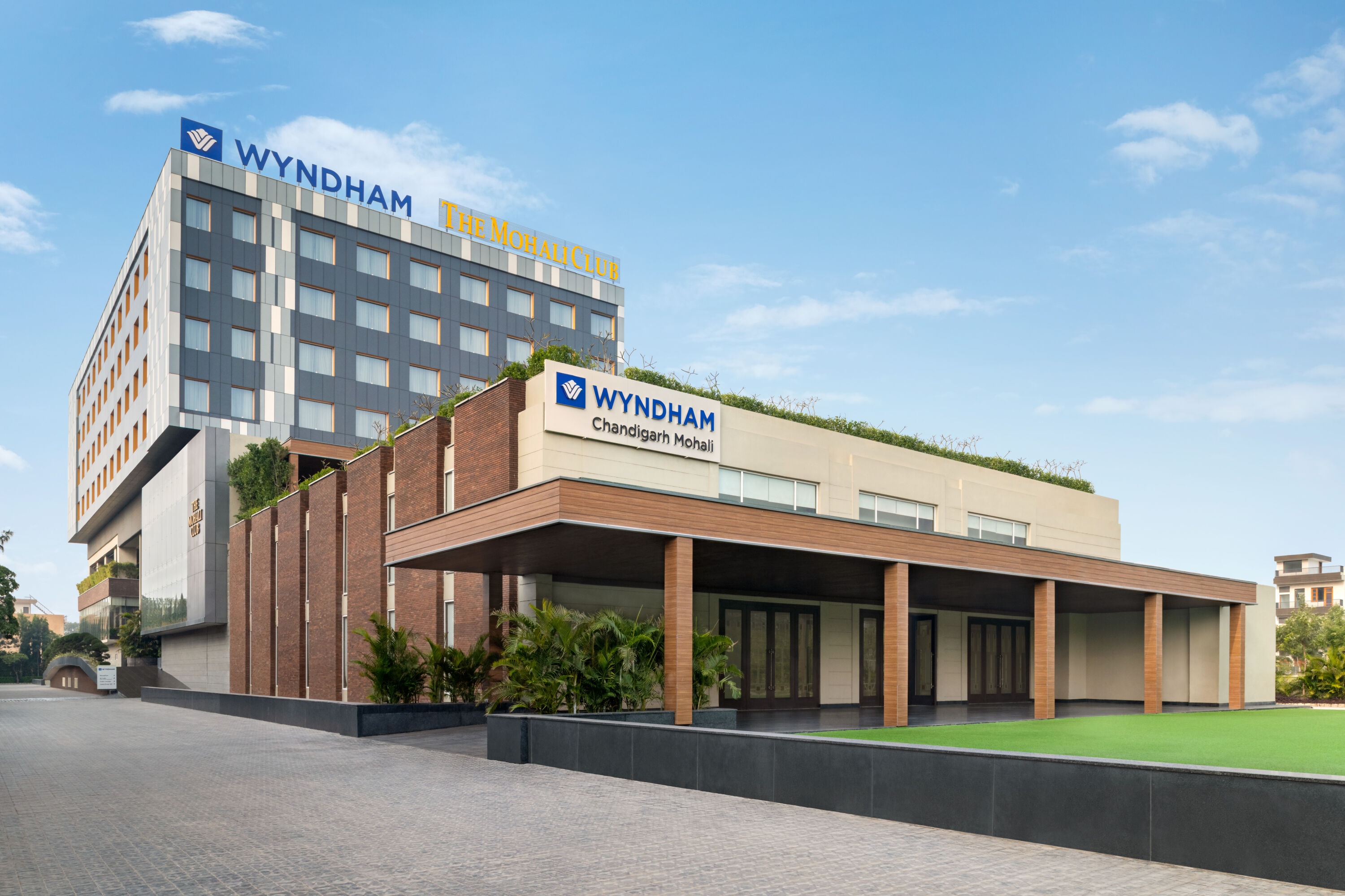 Exterior of Wyndham Chandigarh Mohali hotel in MOHALI, Other than US/Canada