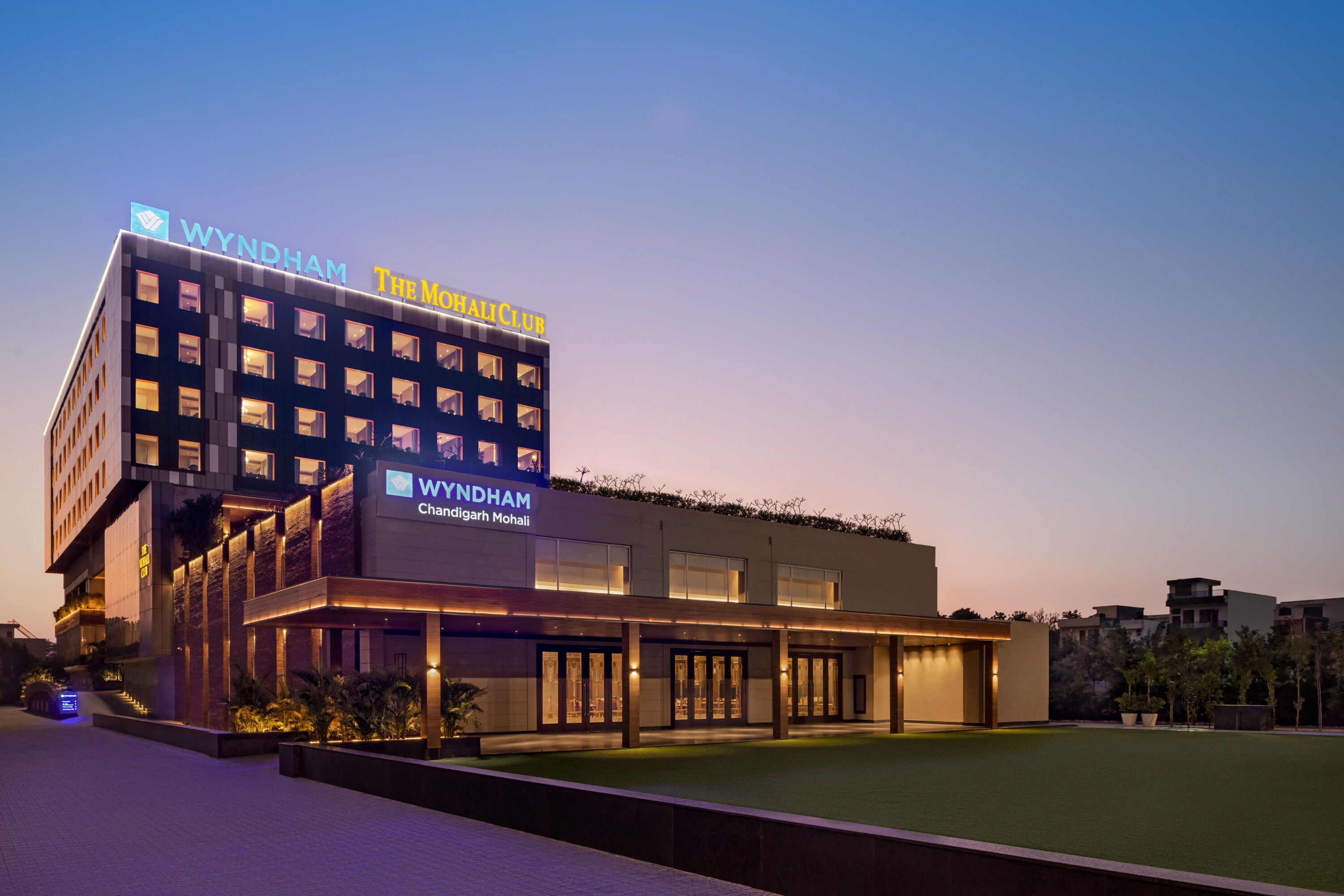 Exterior of Wyndham Chandigarh Mohali hotel in MOHALI, Other than US/Canada