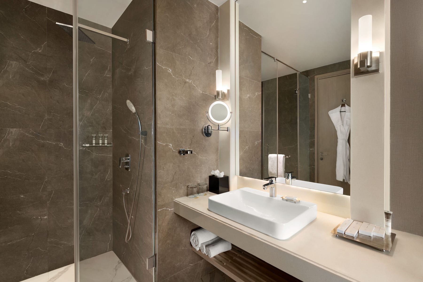 Guest room bath at the Wyndham Chandigarh Mohali in MOHALI, Other than US/Canada