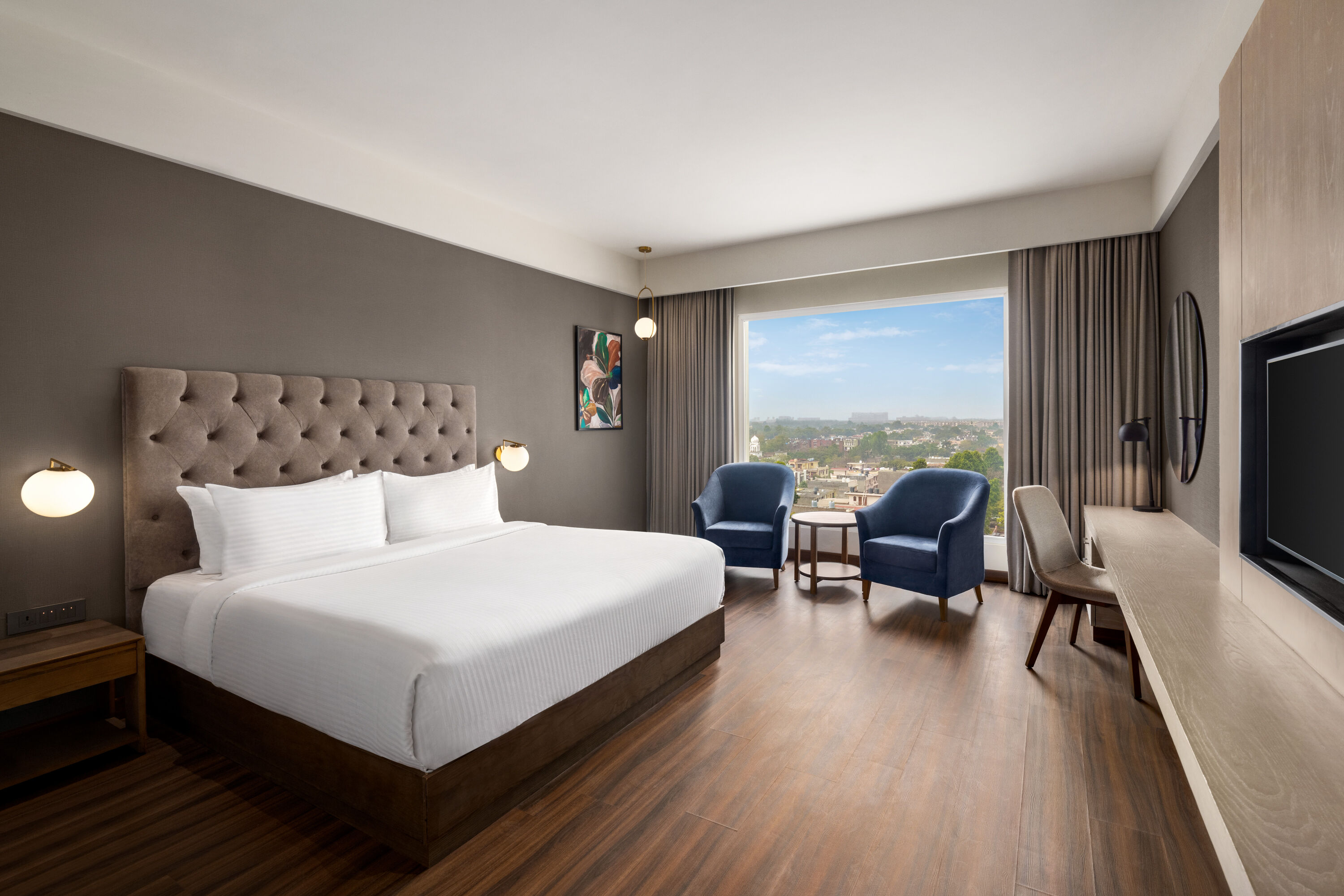 Guest room at the Wyndham Chandigarh Mohali in MOHALI, Other than US/Canada