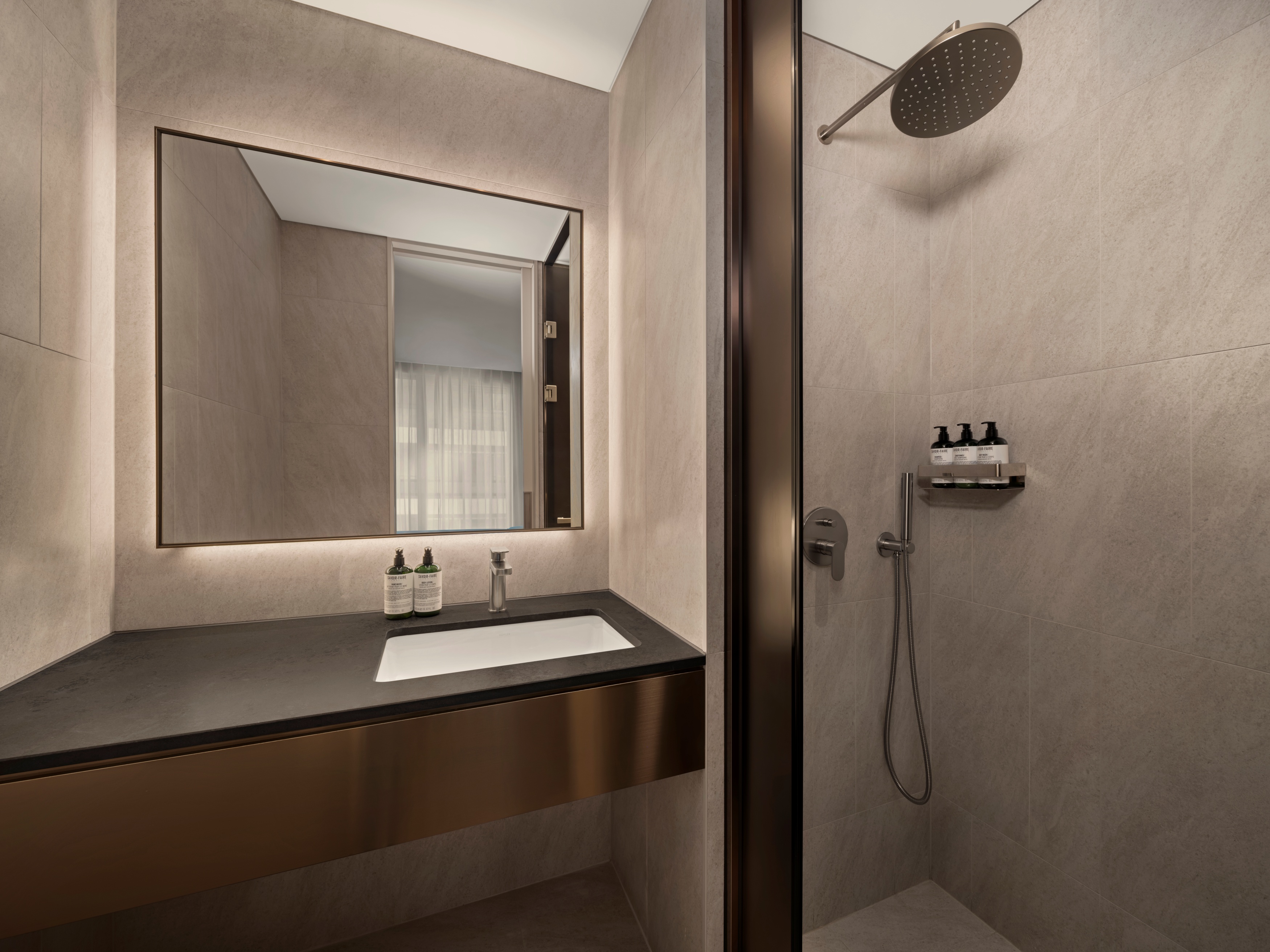 Guest room bath at the Wyndham Goseong Gangwon in Goseong gun, Other than US/Canada