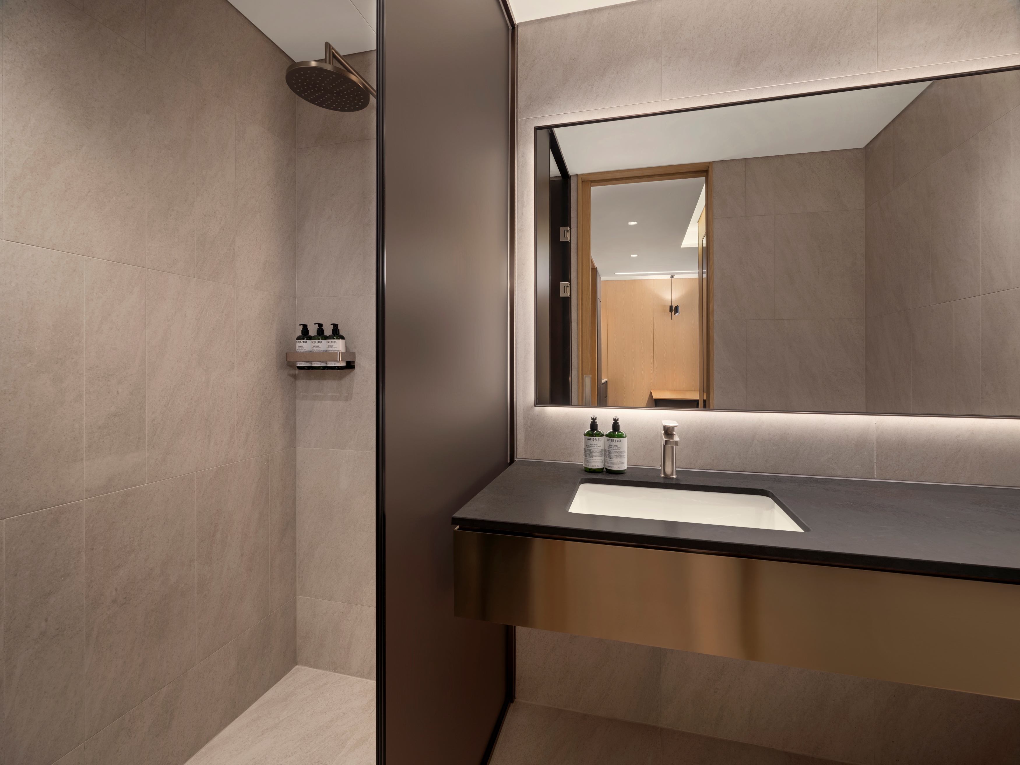 Guest room bath at the Wyndham Goseong Gangwon in Goseong gun, Other than US/Canada