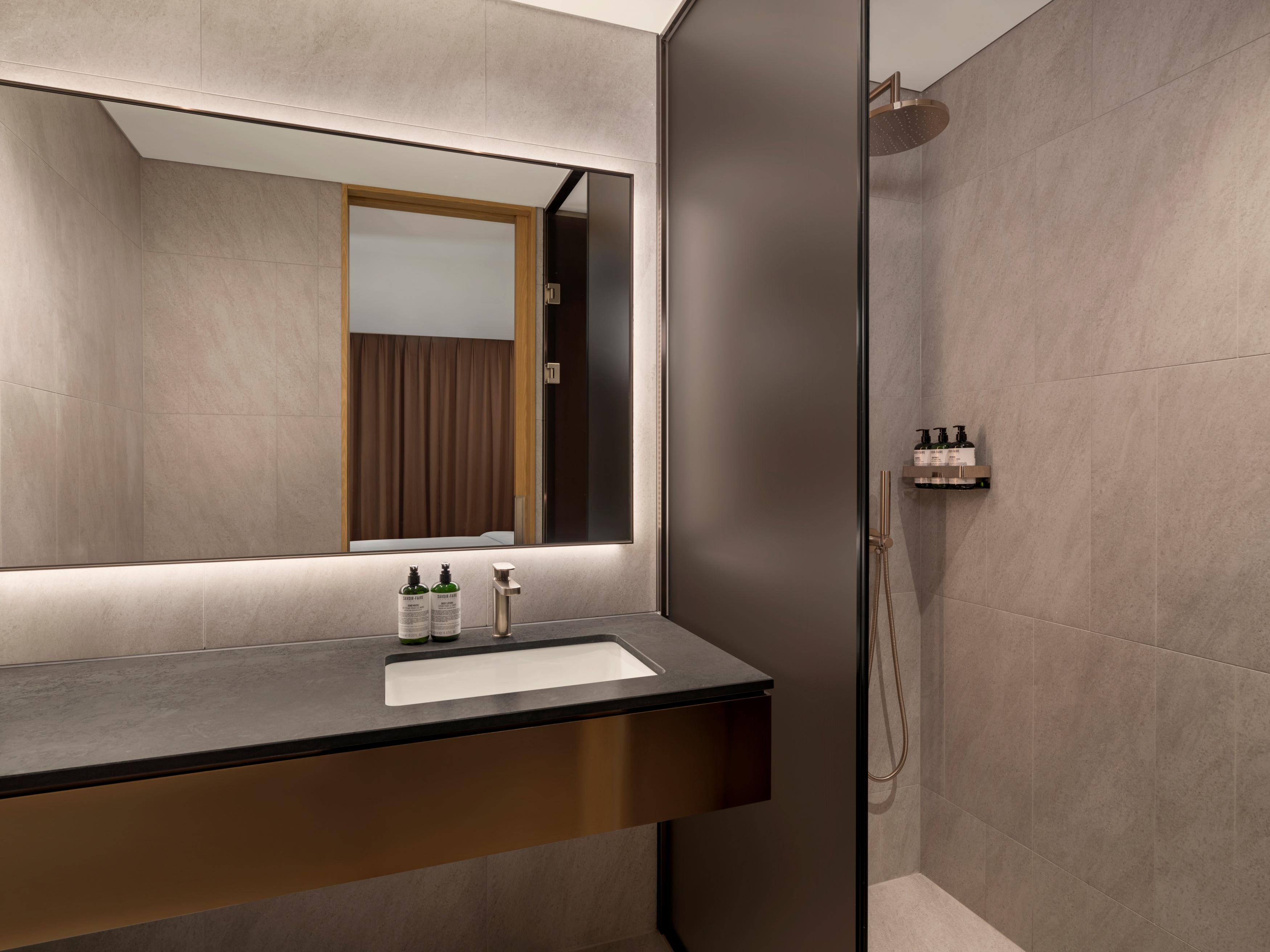 Guest room bath at the Wyndham Goseong Gangwon in Goseong gun, Other than US/Canada