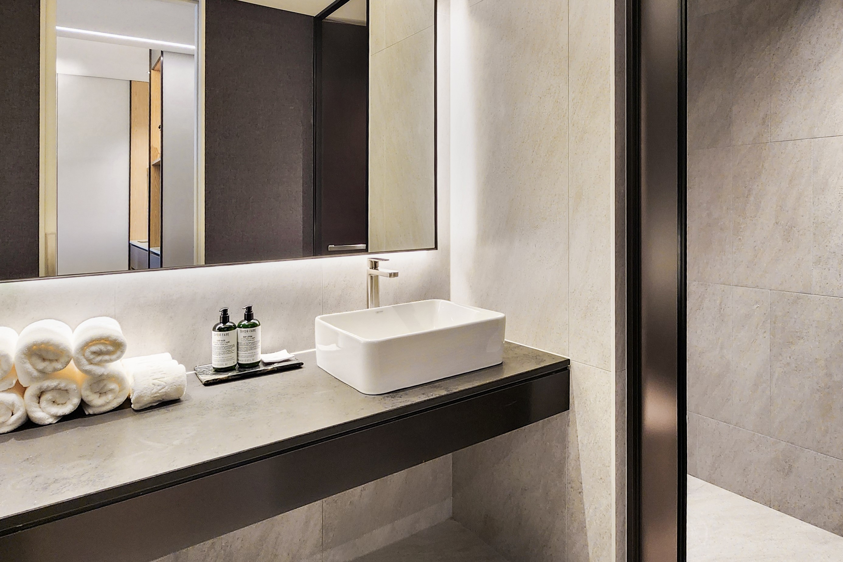 Guest room bath at the Wyndham Goseong Gangwon in Goseong gun, Other than US/Canada