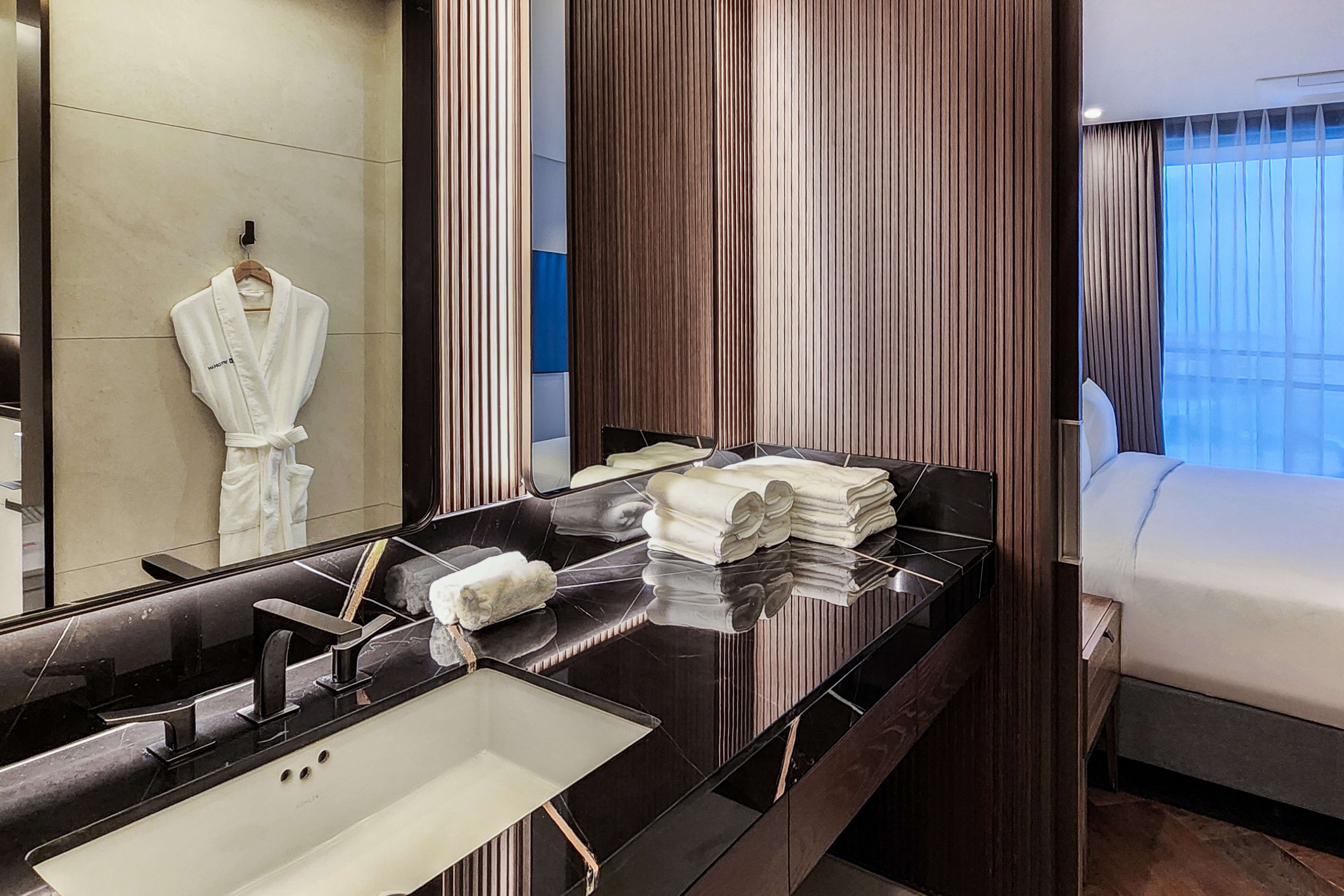 Guest room bath at the Wyndham Goseong Gangwon in Goseong gun, Other than US/Canada