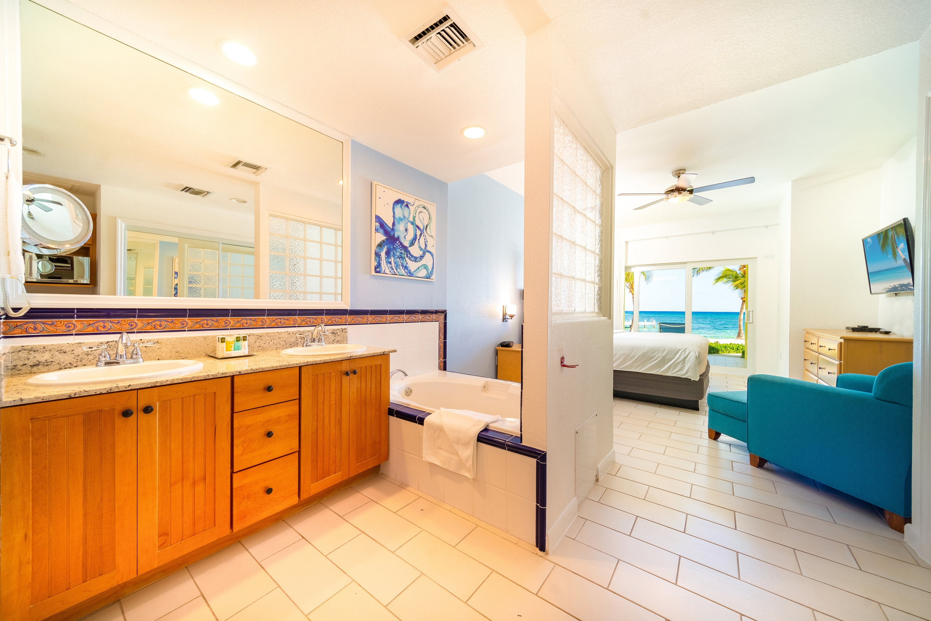 Guest room at the Wyndham Reef Resort Grand Cayman in East End, Other than US/Canada