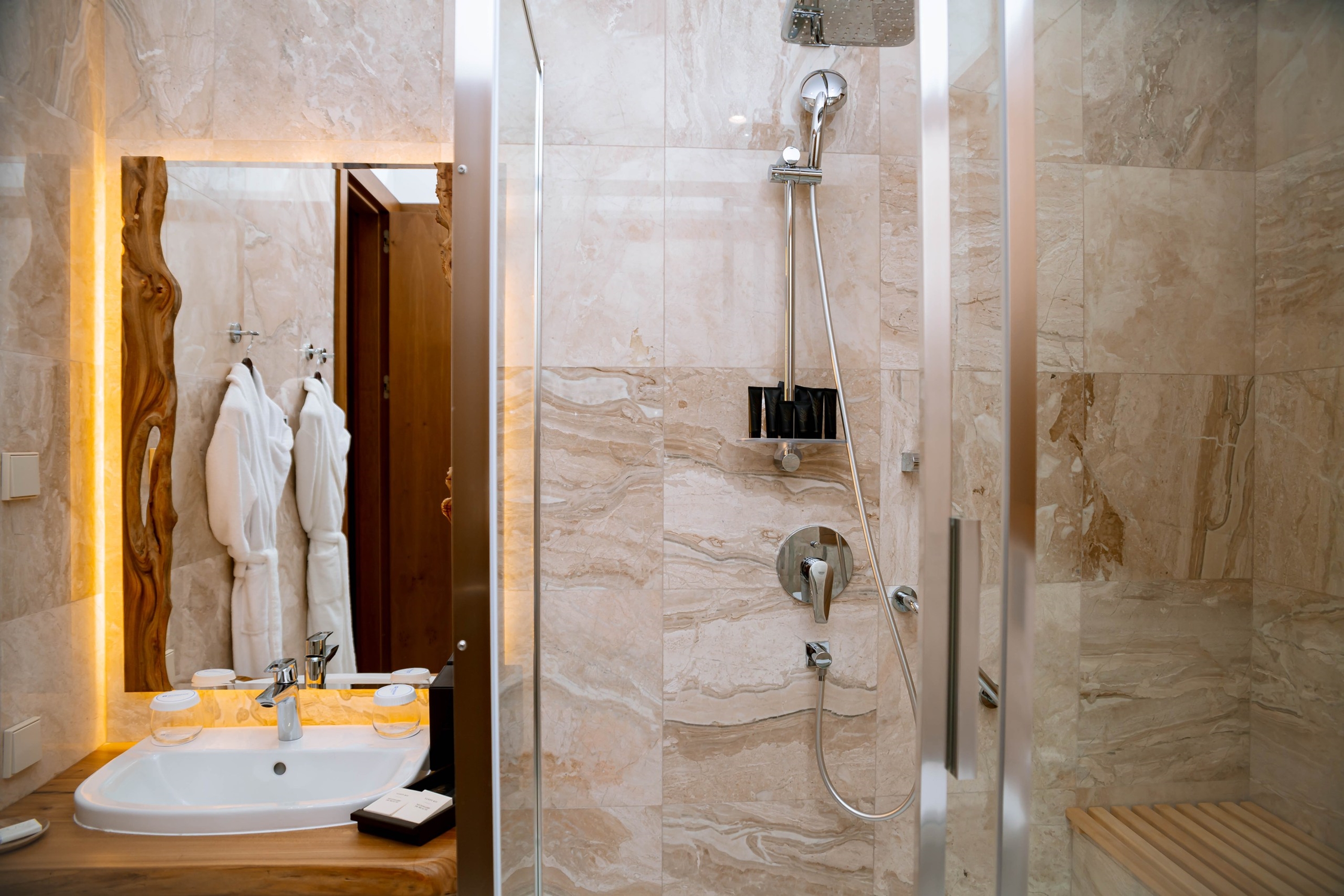 Guest room bath at the Wyndham Residences Aqkol in Aqkol, Other than US/Canada