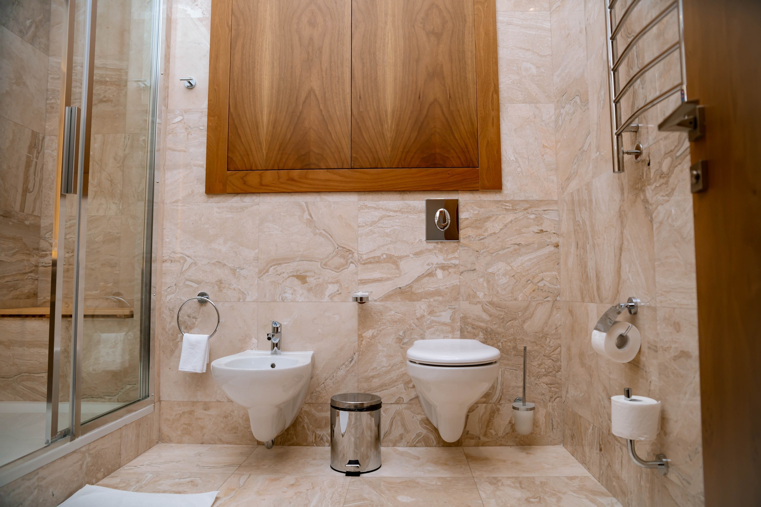 Guest room bath at the Wyndham Residences Aqkol in Aqkol, Other than US/Canada
