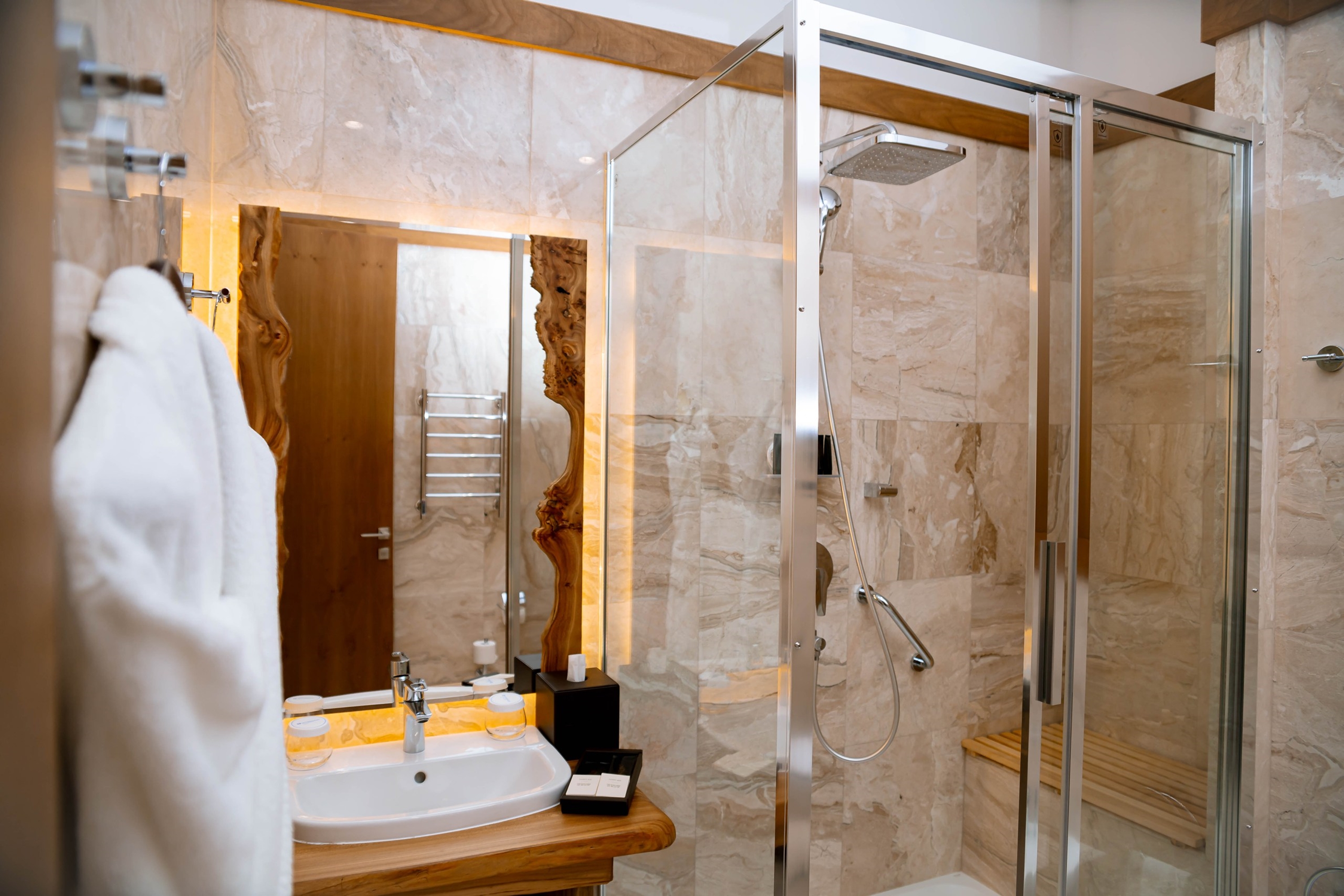 Guest room bath at the Wyndham Residences Aqkol in Aqkol, Other than US/Canada