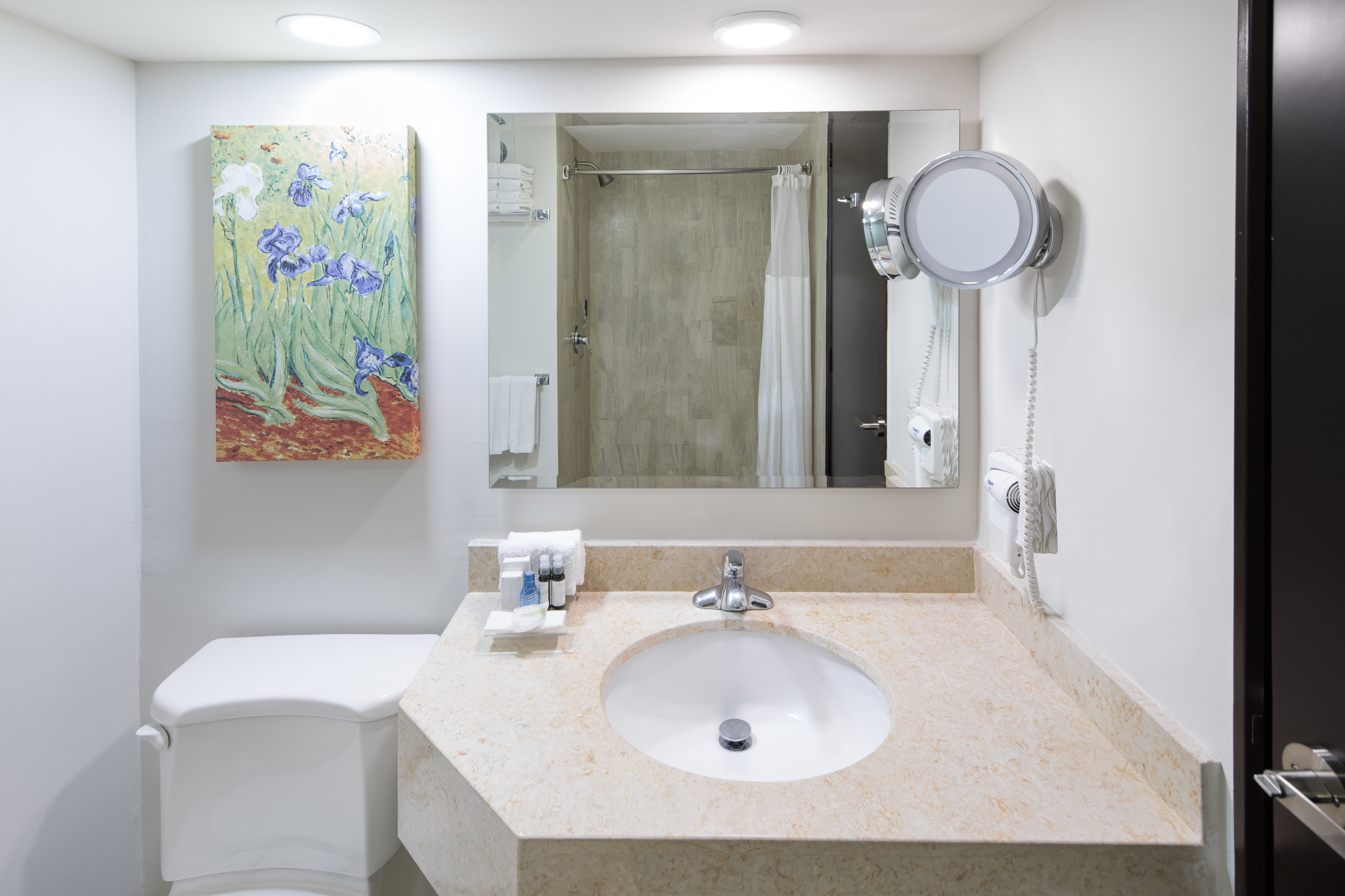 Guest room bath at the Wyndham Executivo Culiacan in Culiacan, Other than US/Canada