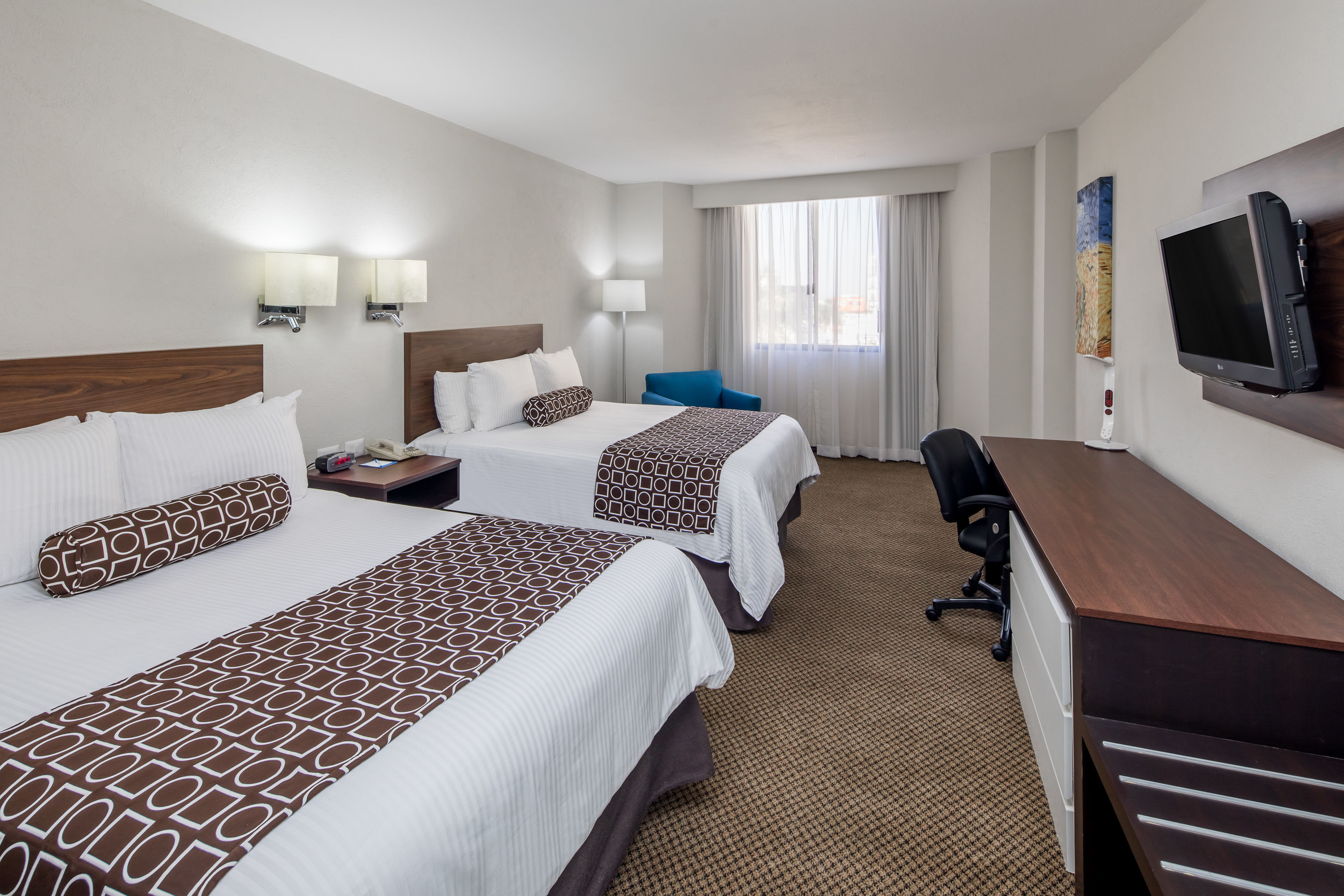 Guest room at the Wyndham Executivo Culiacan in Culiacan, Other than US/Canada