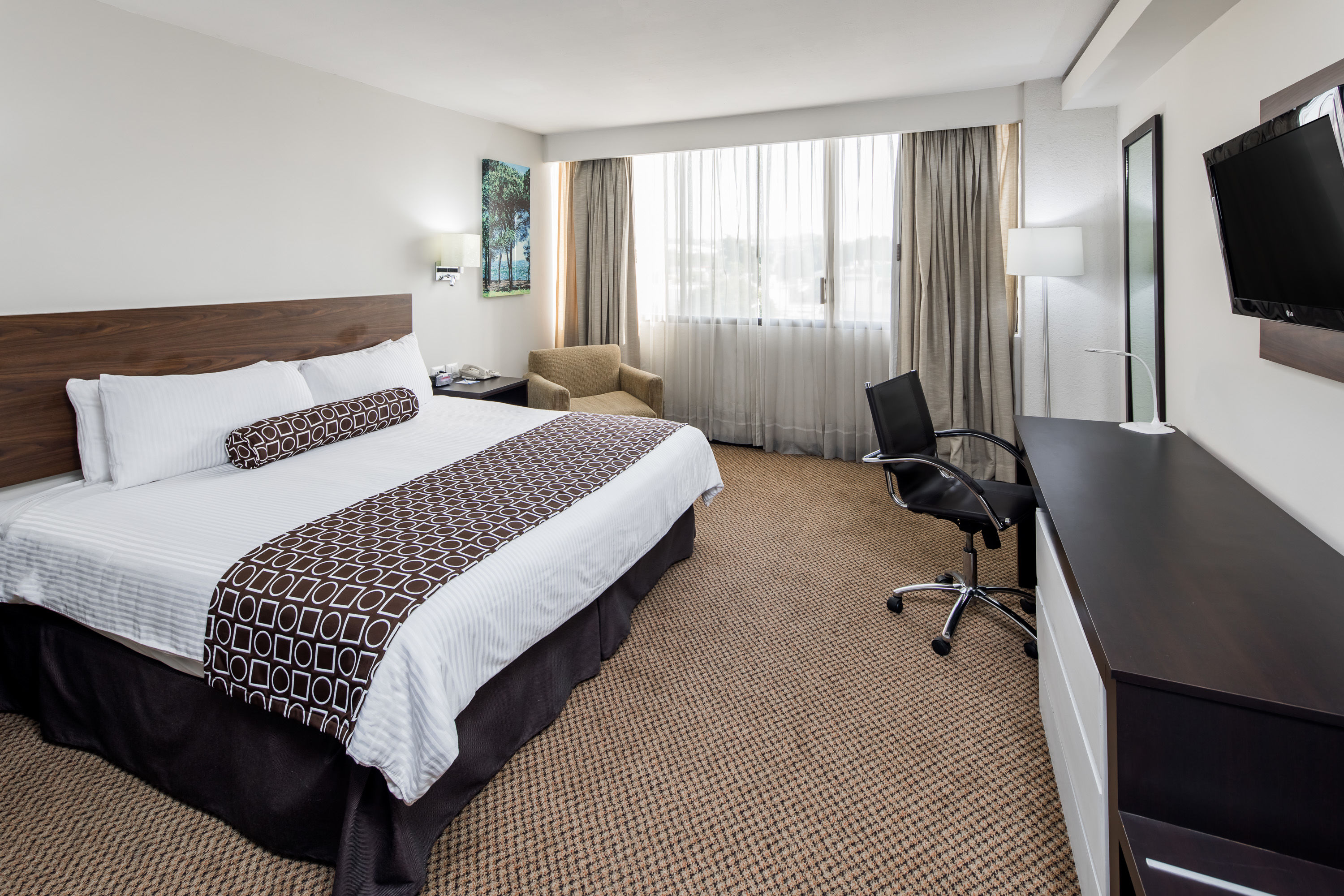 Guest room at the Wyndham Executivo Culiacan in Culiacan, Other than US/Canada