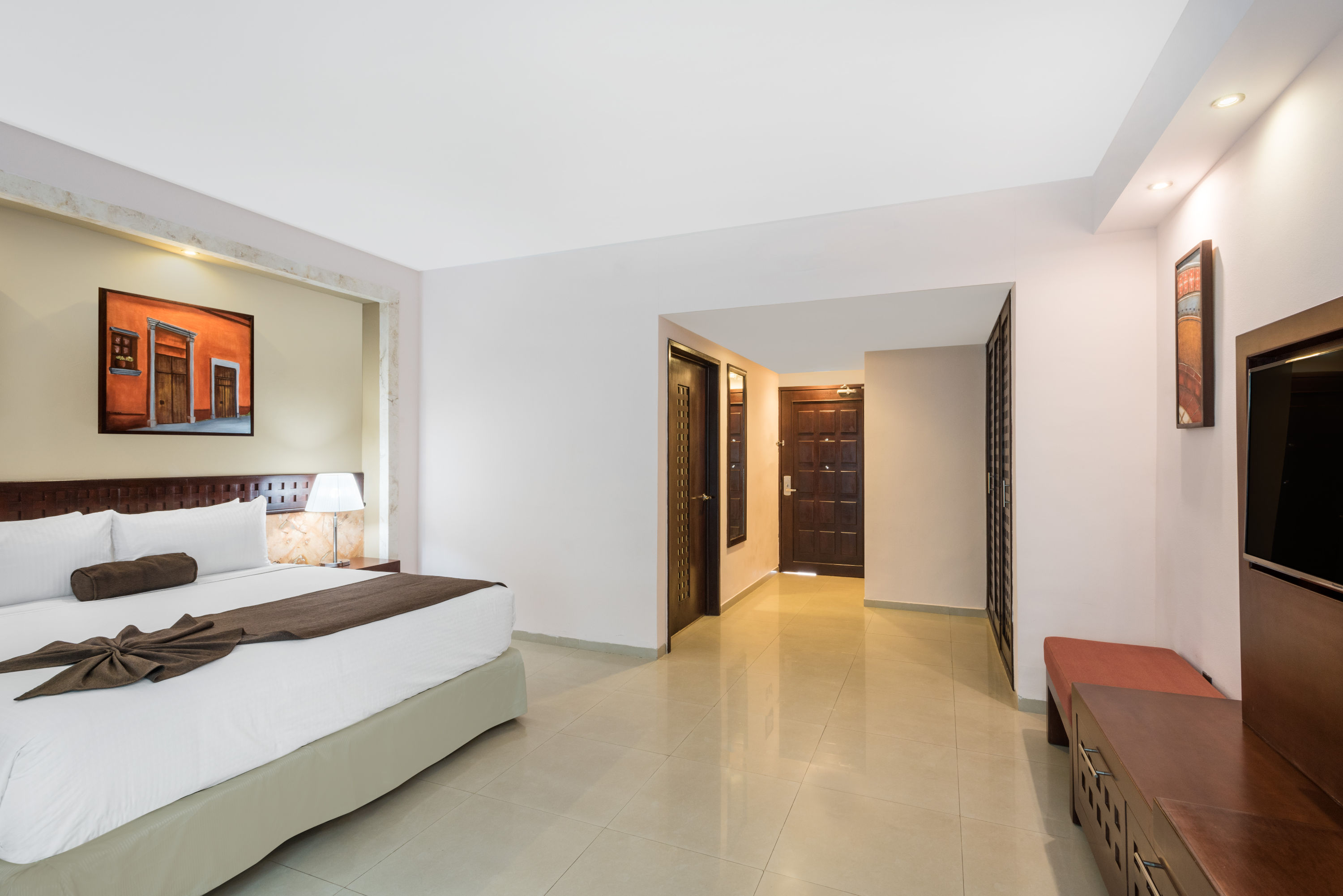 Guest room at the Wyndham Merida in Merida, Other than US/Canada