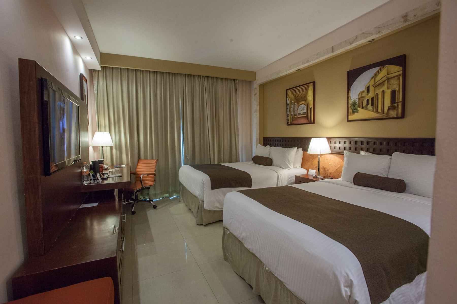 Guest room at the Wyndham Merida in Merida, Other than US/Canada