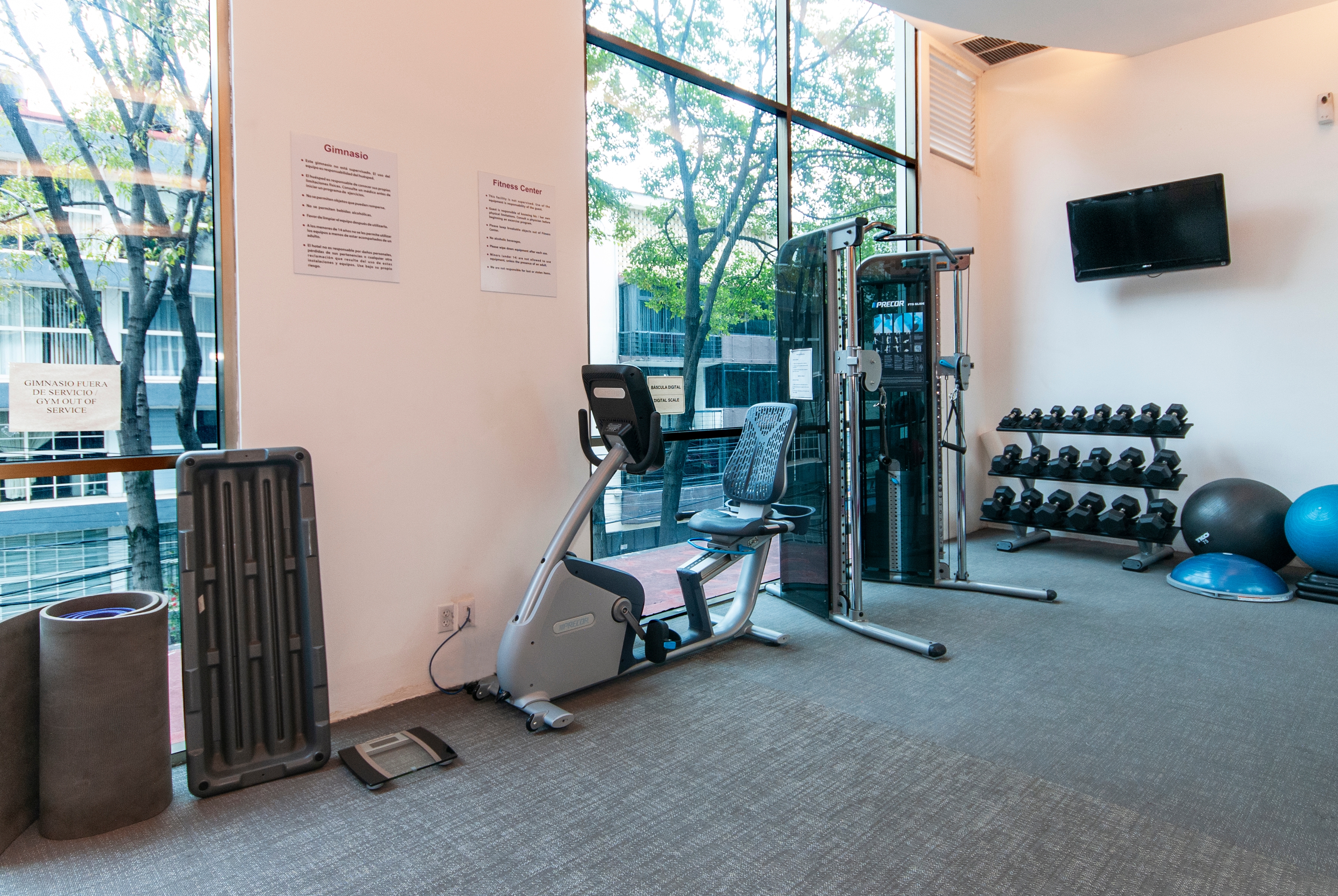 Fitness room at BelAir Unique, a Wyndham Hotel in Mexico City, Other than US/Canada