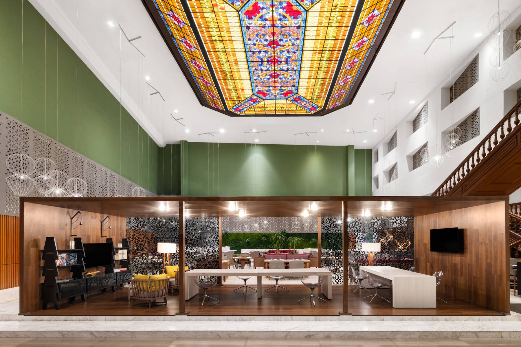 Wyndham Monterrey Ambassador Centro lobby atrium in Monterrey, Other than US/Canada