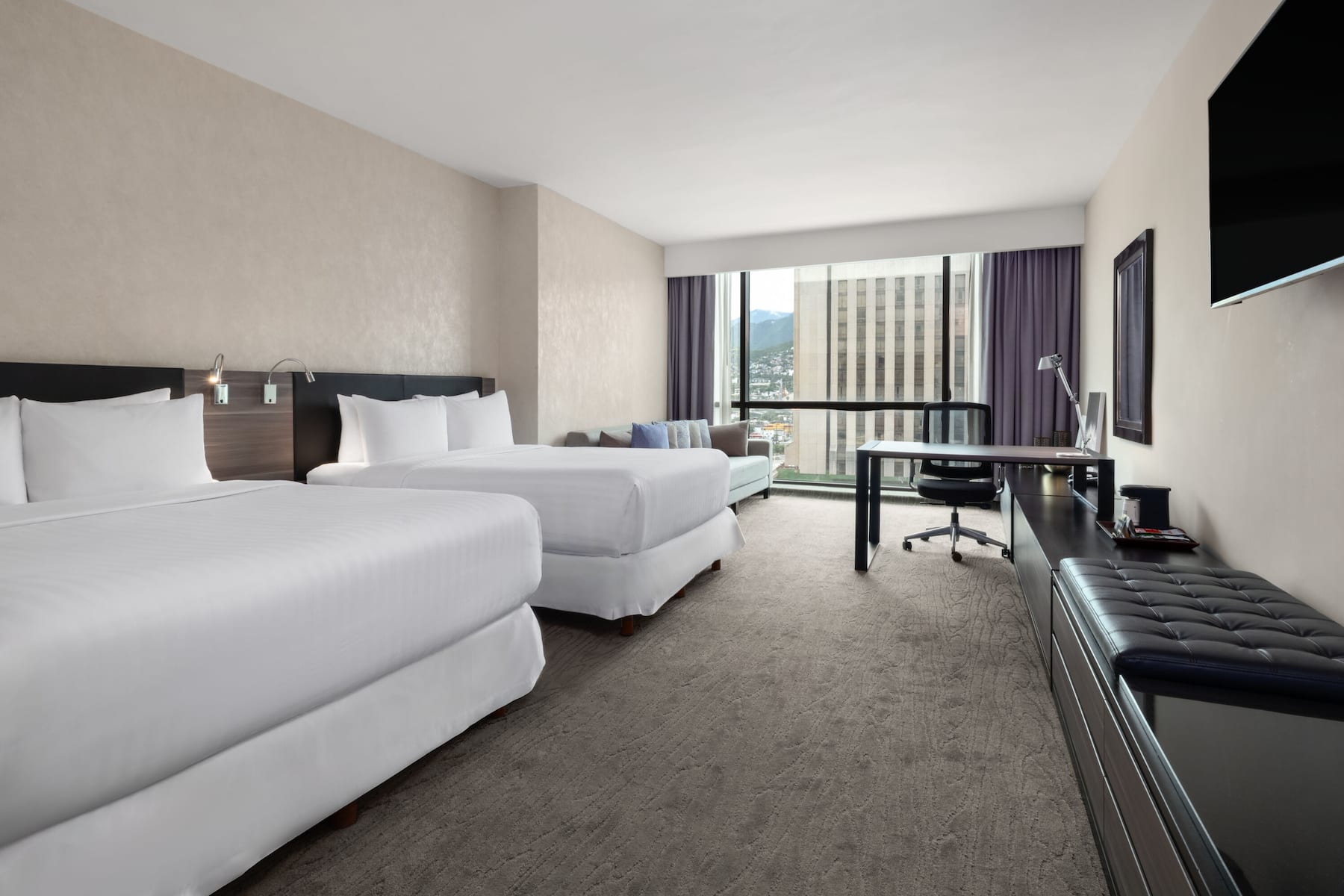 Guest room at the Wyndham Monterrey Ambassador Centro in Monterrey, Other than US/Canada