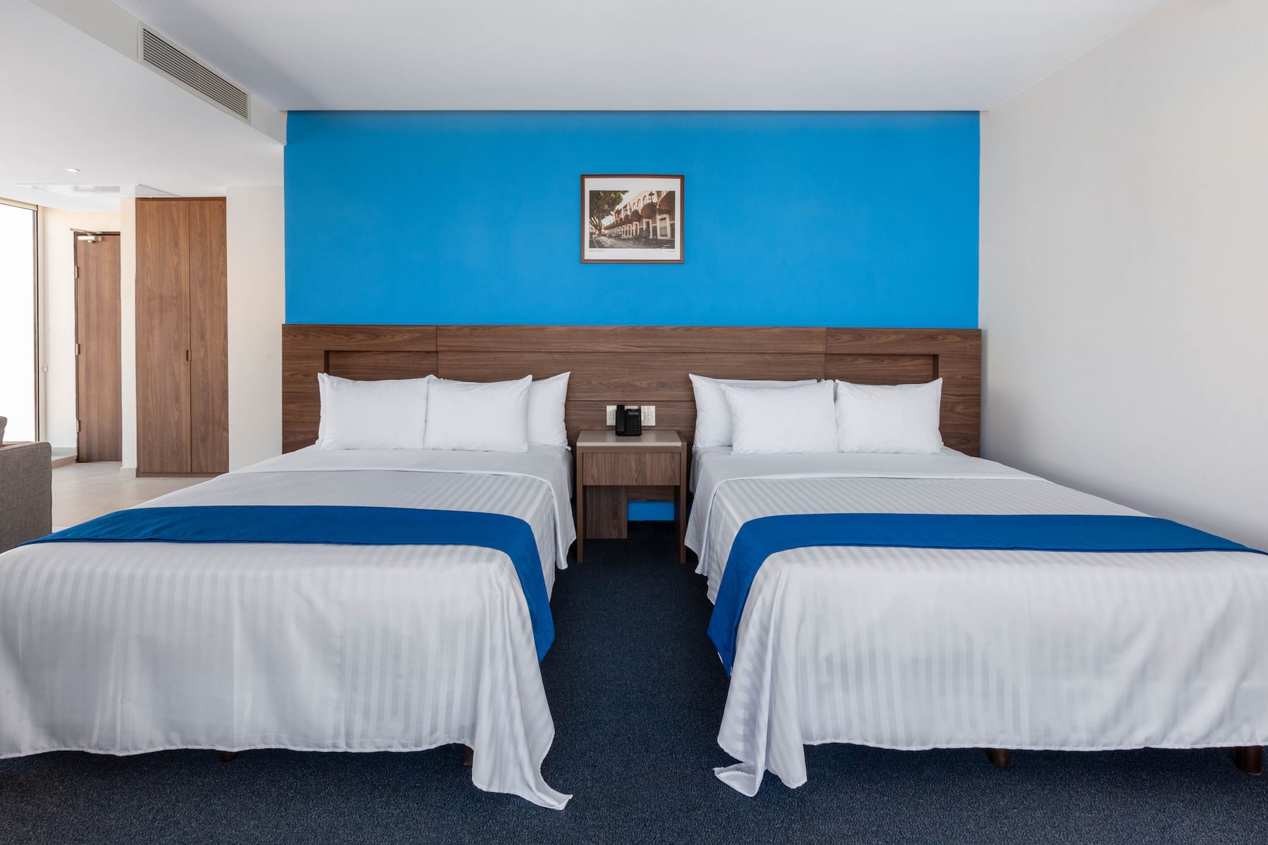 Guest room at the Wyndham Puebla Angelopolis in Puebla, Other than US/Canada
