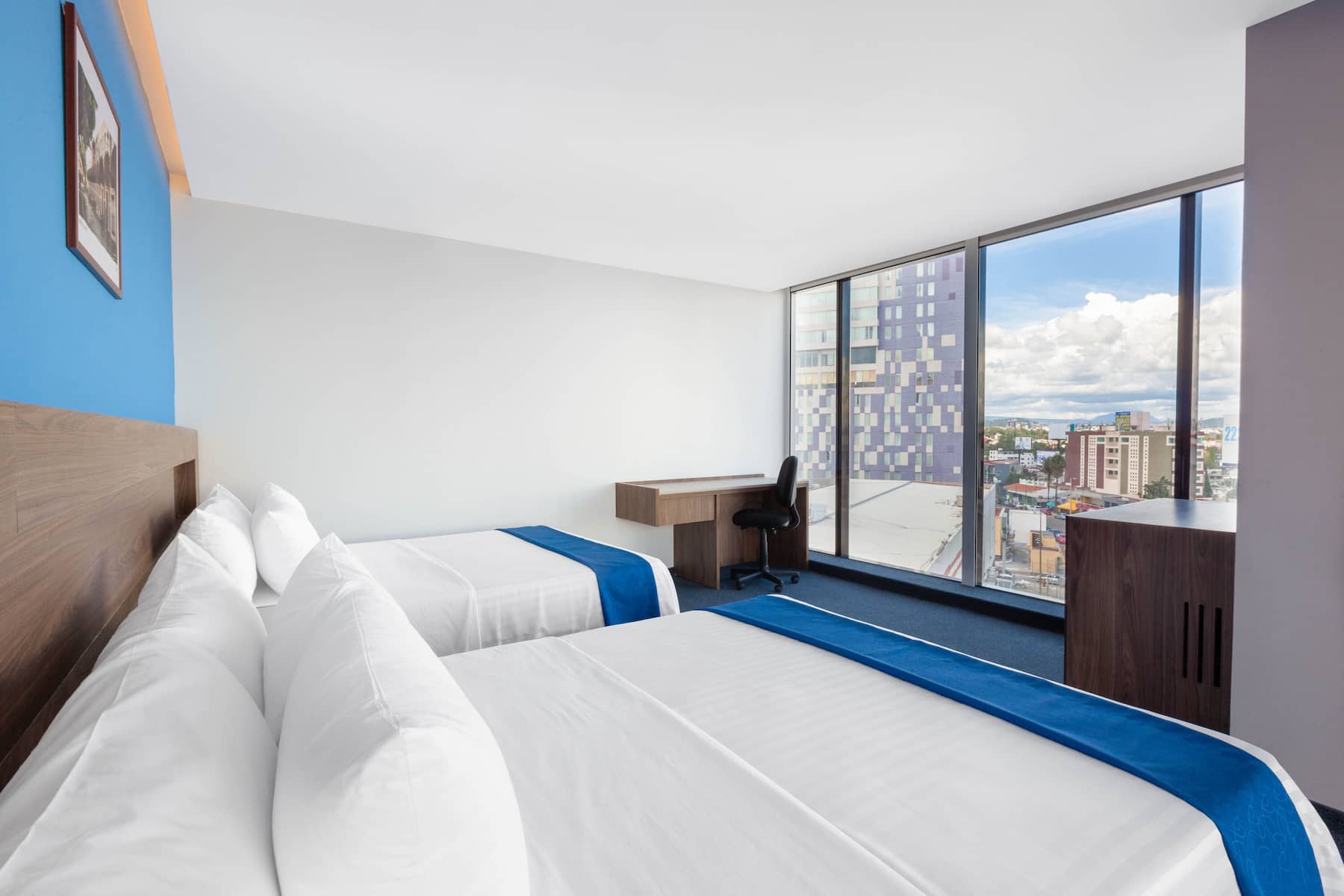 Guest room at the Wyndham Puebla Angelopolis in Puebla, Other than US/Canada