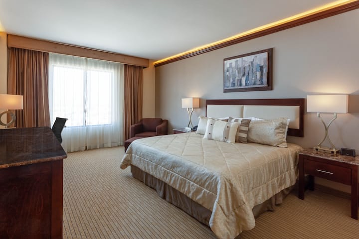 Guest room at the Wyndham Torreon in Torreon, Other than US/Canada