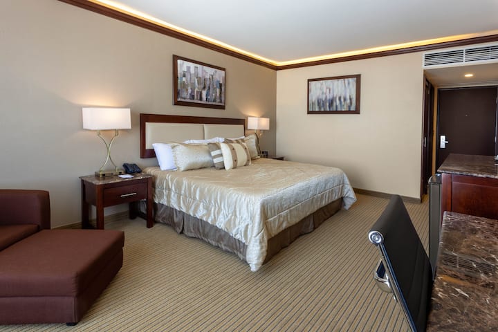 Guest room at the Wyndham Torreon in Torreon, Other than US/Canada
