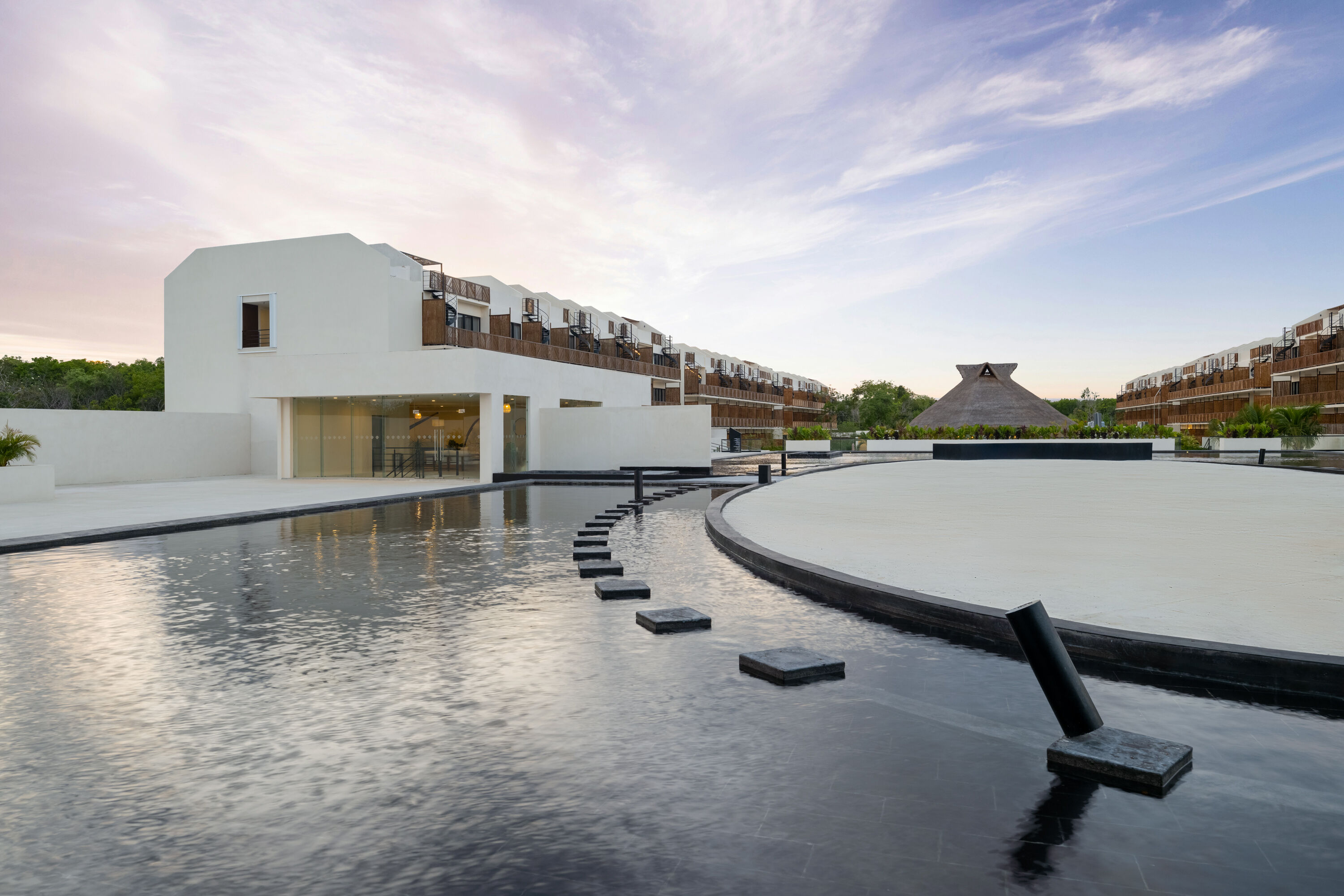 Exterior Dusk Image of Wyndham Tulum hotel in Tulum, Other than US/Canada