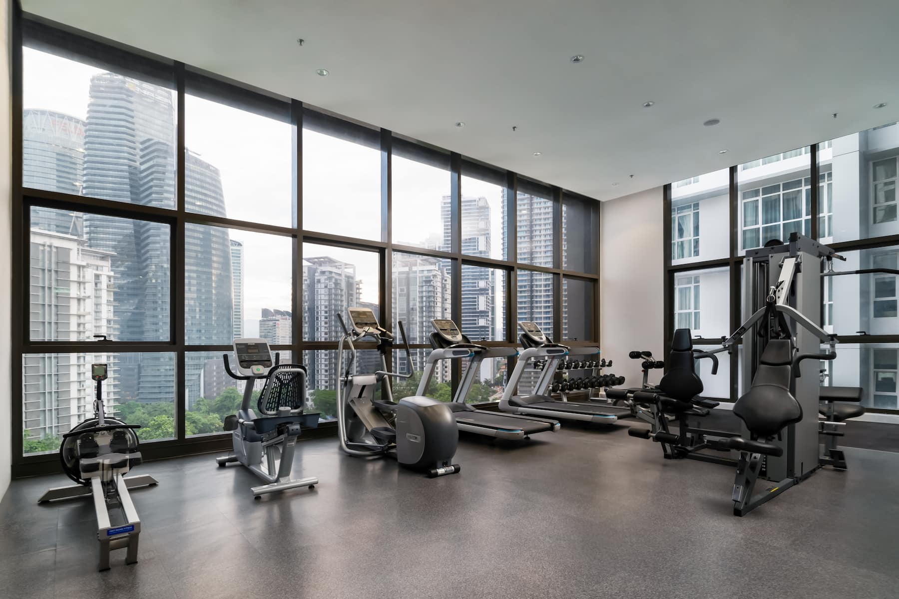 Fitness room at Wyndham Suites KLCC in Kuala Lumpur, Other than US/Canada