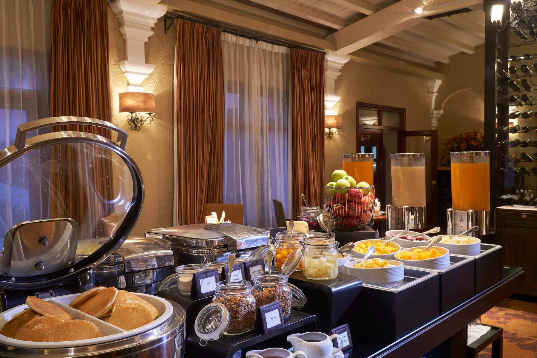 Wyndham Costa del Sol Arequipa restaurant breakfast area close up in Arequipa, Other than US/Canada