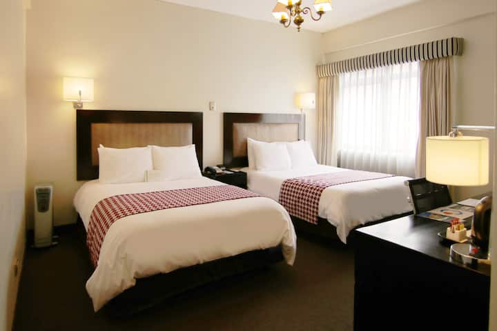 Double bed guest room at the Wyndham Costa del Sol Cajamarca in Cajamarca, Other than US/Canada