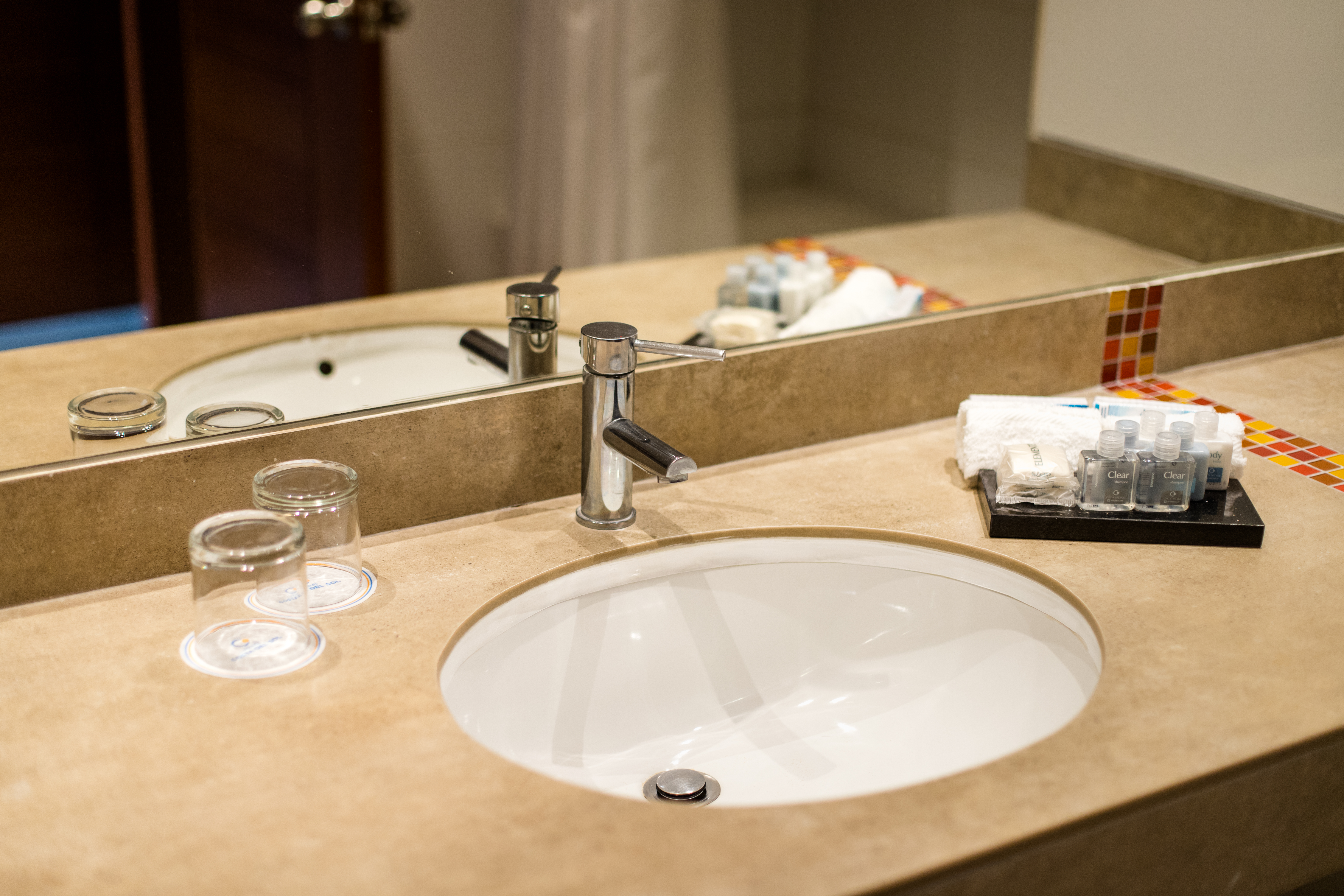 Guest room bath at the Wyndham Costa del Sol Pucallpa in Pucallpa, Other than US/Canada