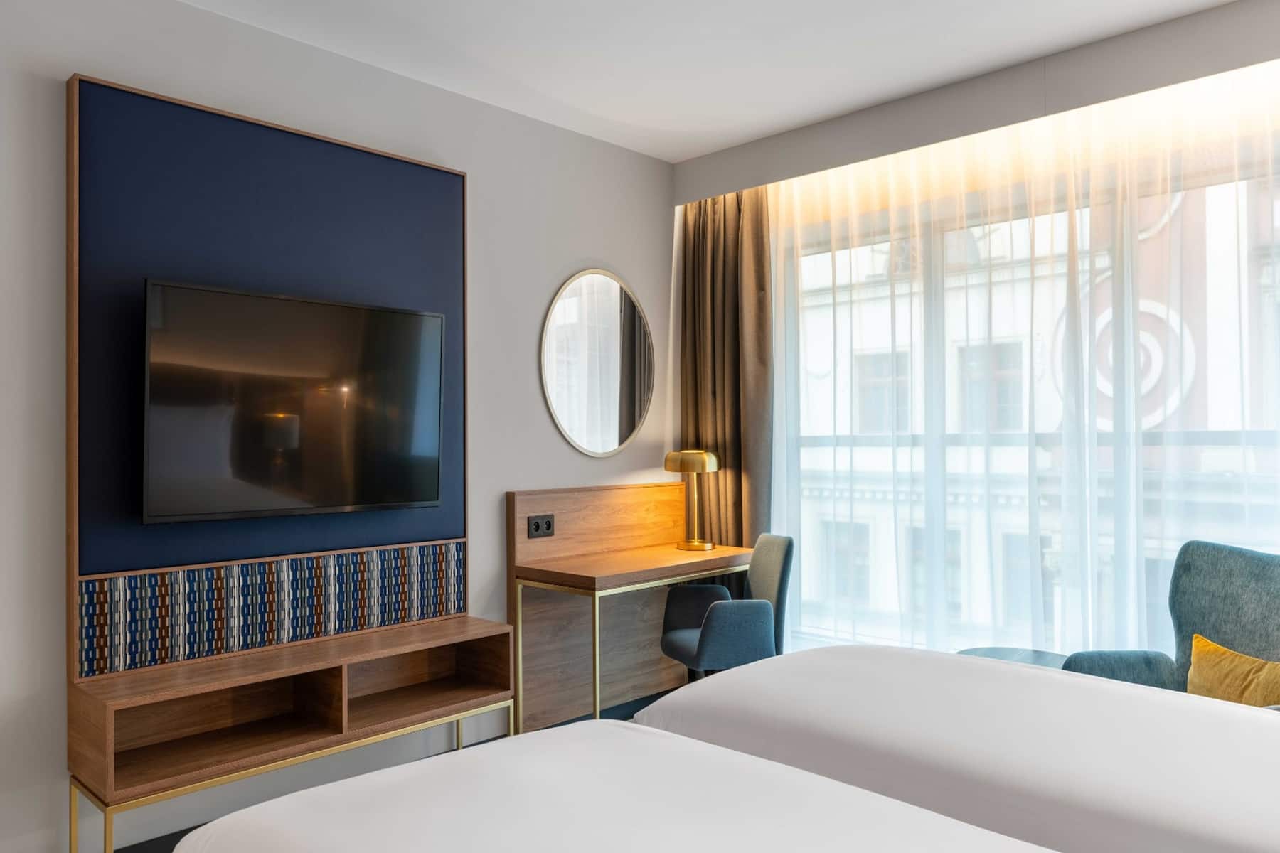 Guest room at the Wyndham Wroclaw Old Town in Wroclaw, Other than US/Canada