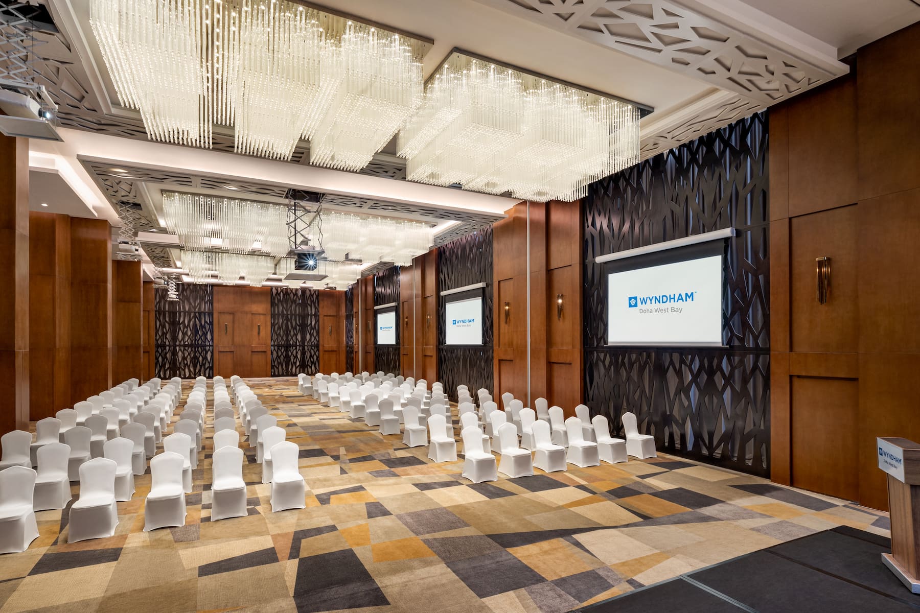 Wyndham Doha West Bay ballroom in Doha, Other than US/Canada