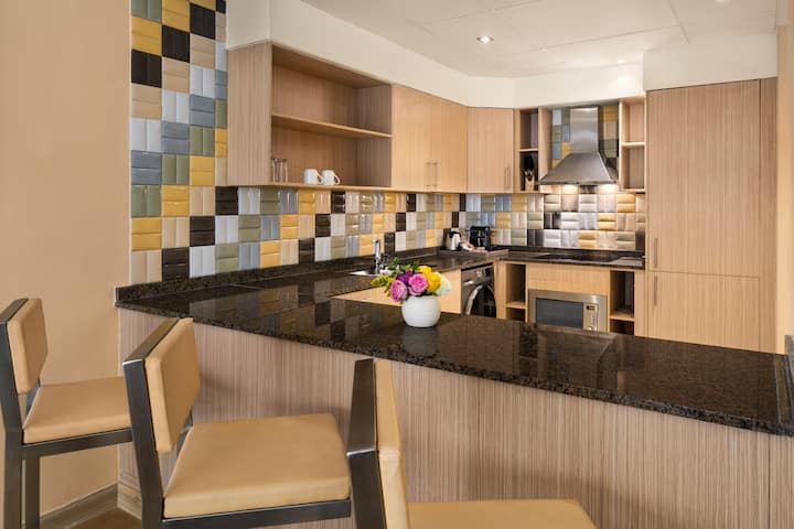 Guest room at the Wyndham Doha West Bay in Doha, Other than US/Canada