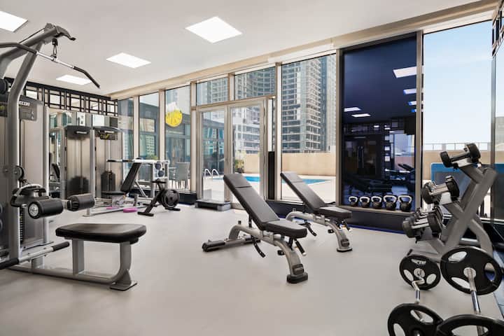 Fitness room at Wyndham Doha West Bay in Doha, Other than US/Canada