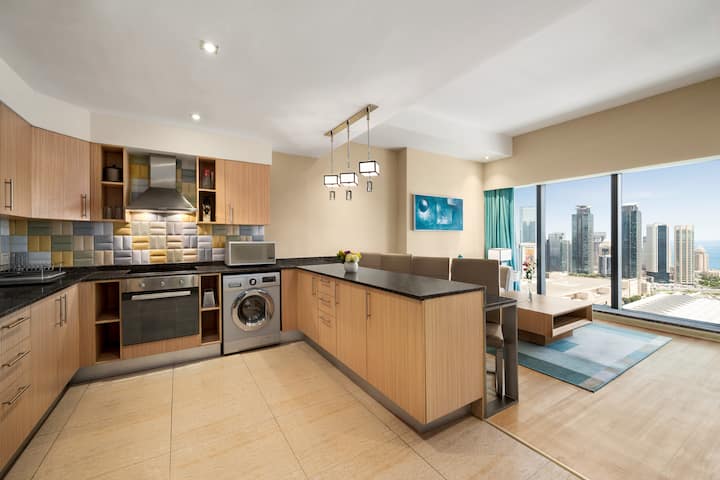 Guest room at the Wyndham Doha West Bay in Doha, Other than US/Canada