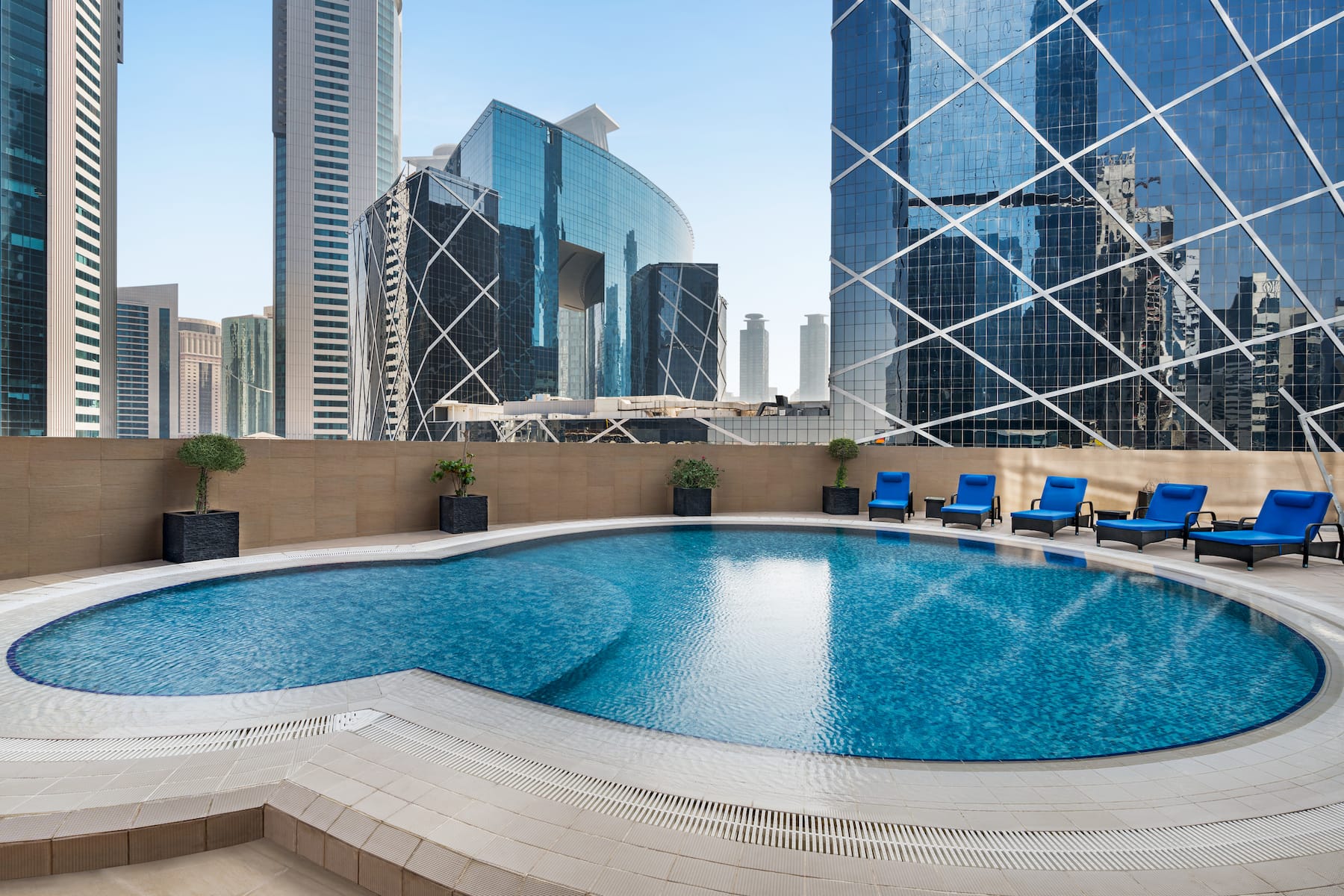 Family pool at the Wyndham Doha West Bay in Doha, Other than US/Canada