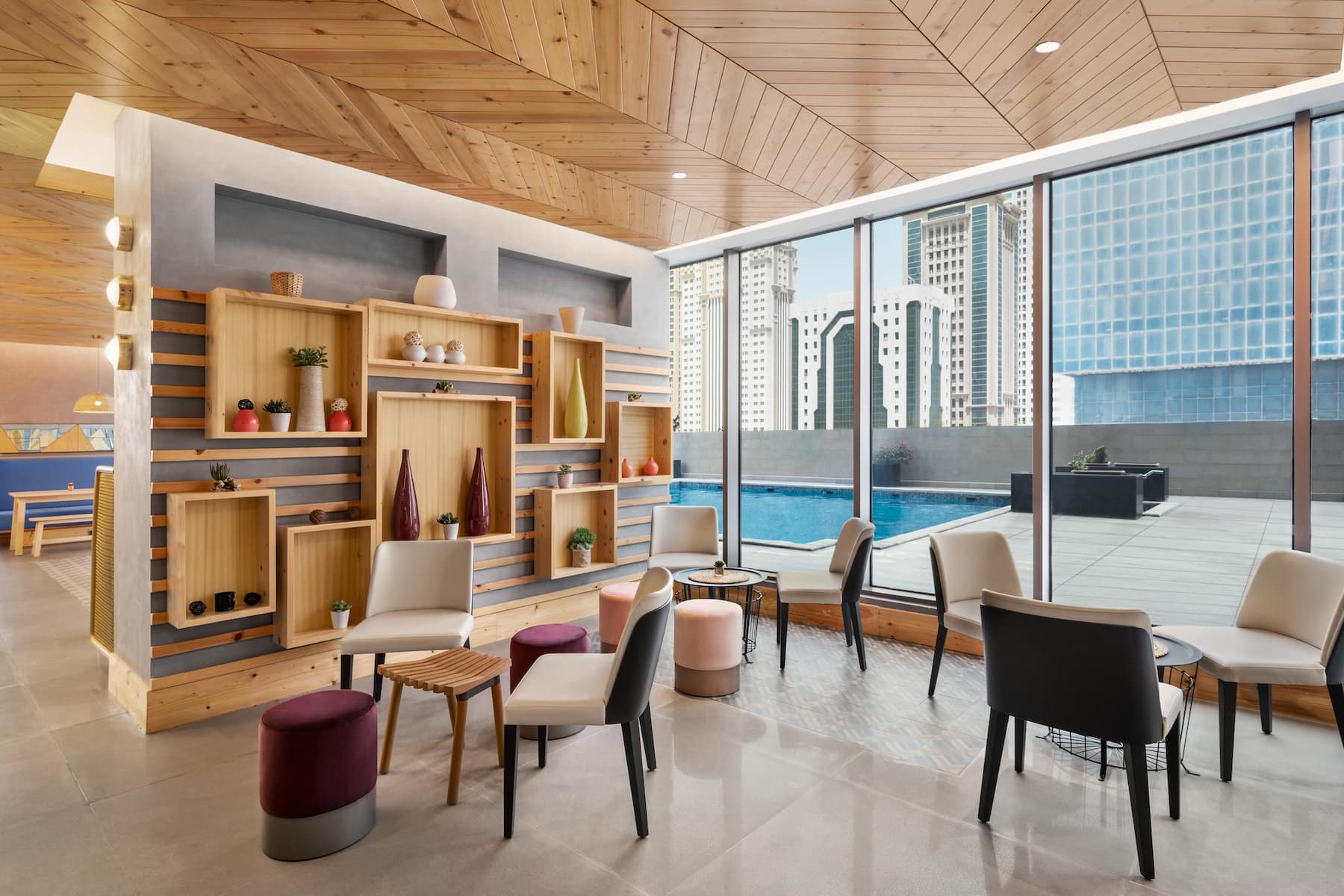 Pool bar at Wyndham Doha West Bay in Doha, Other than US/Canada