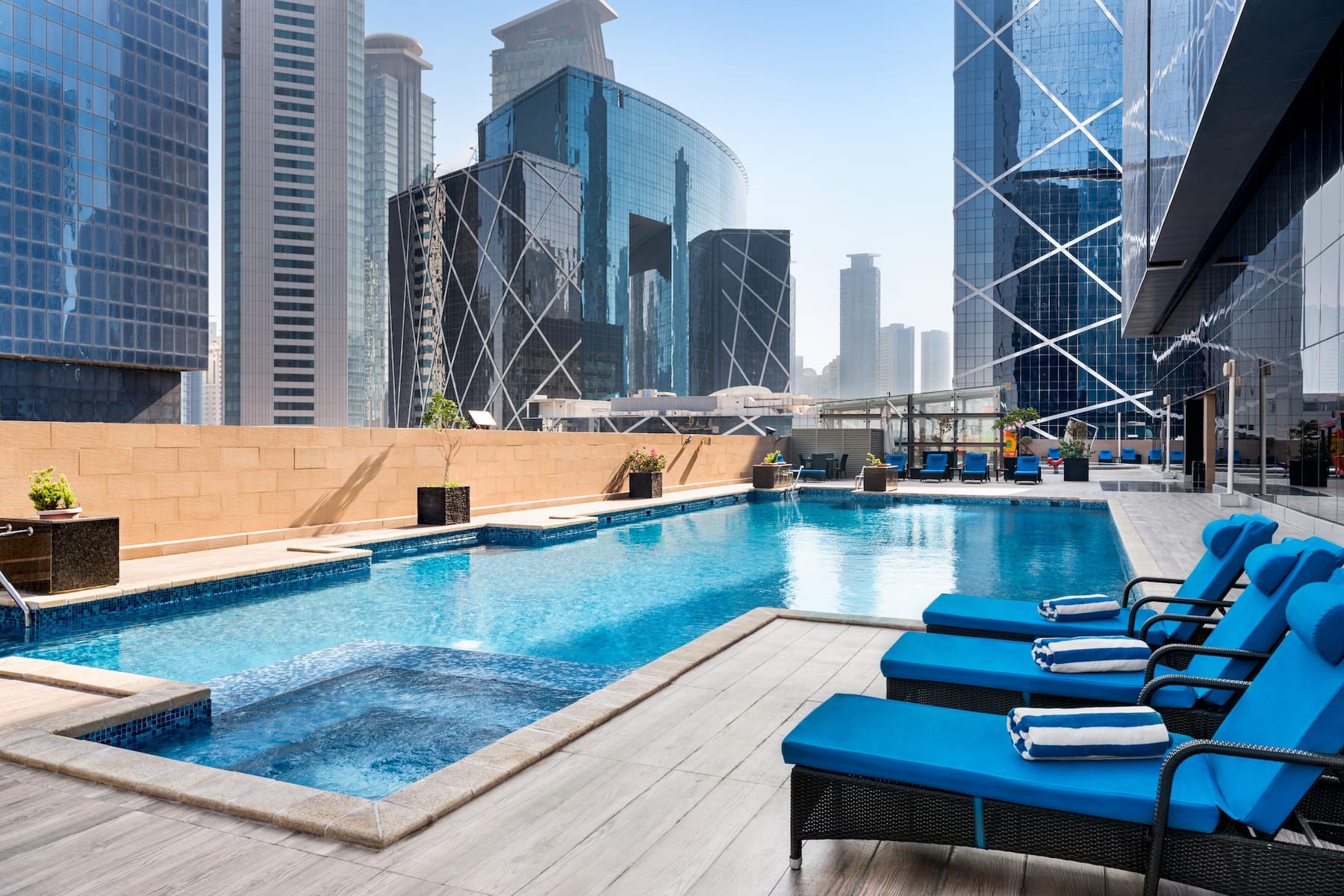 Pool at the Wyndham Doha West Bay in Doha, Other than US/Canada