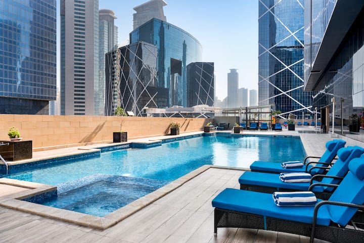 Pool at the Wyndham Doha West Bay in Doha, Other than US/Canada
