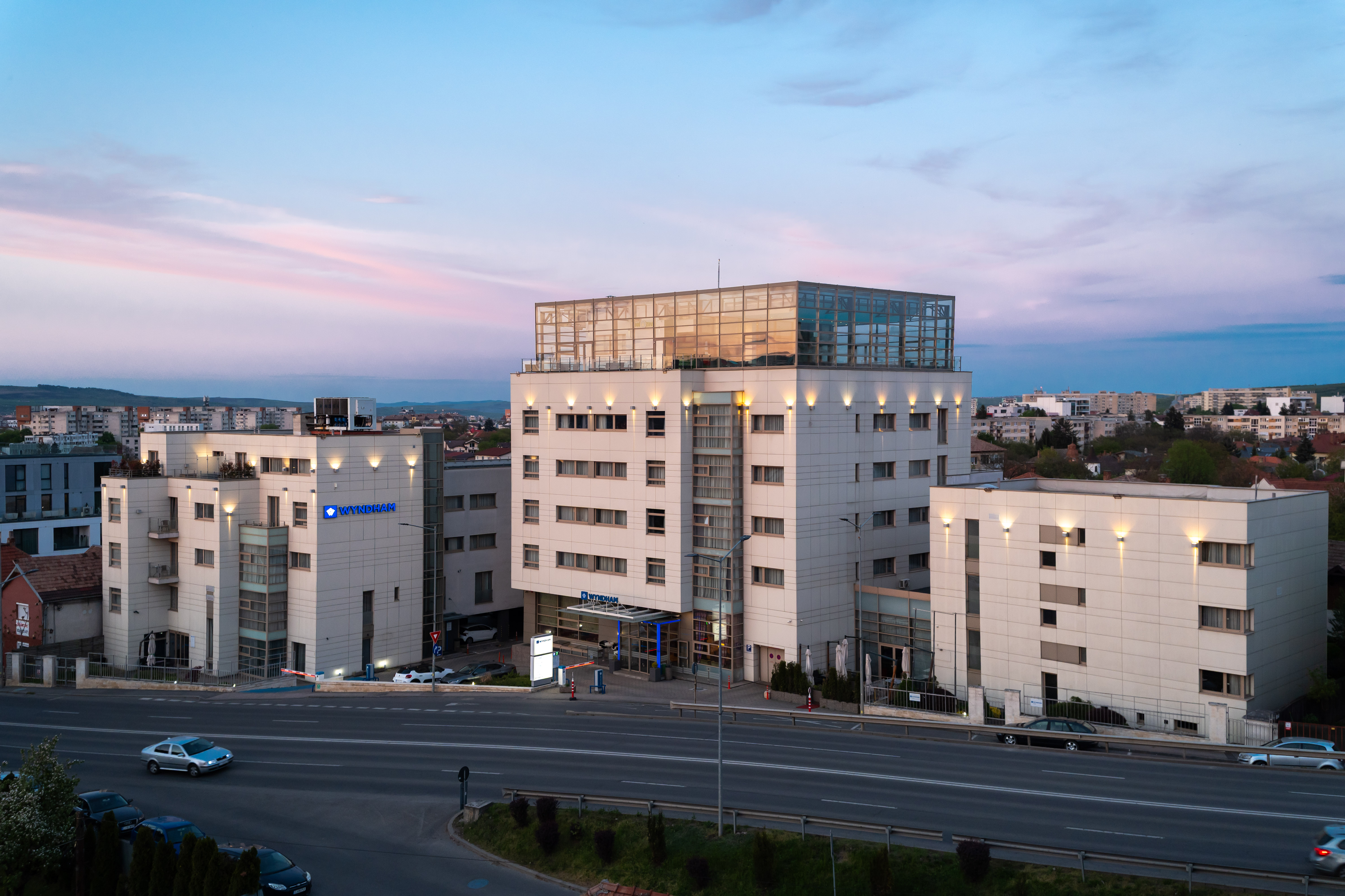 Exterior of Wyndham Cluj hotel in Cluj-Napoca, Other than US/Canada