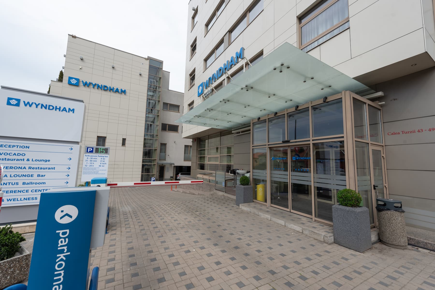 Exterior of Wyndham Cluj hotel in Cluj-Napoca, Other than US/Canada