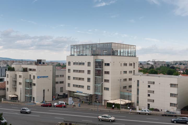 Exterior of Wyndham Cluj hotel in Cluj-Napoca, Other than US/Canada