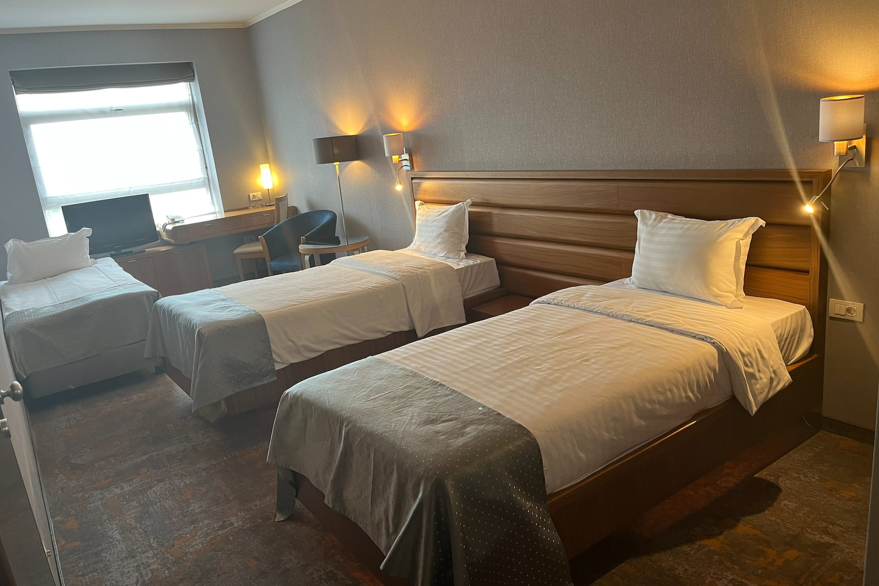 Guest room at the Wyndham Cluj in Cluj-Napoca, Other than US/Canada