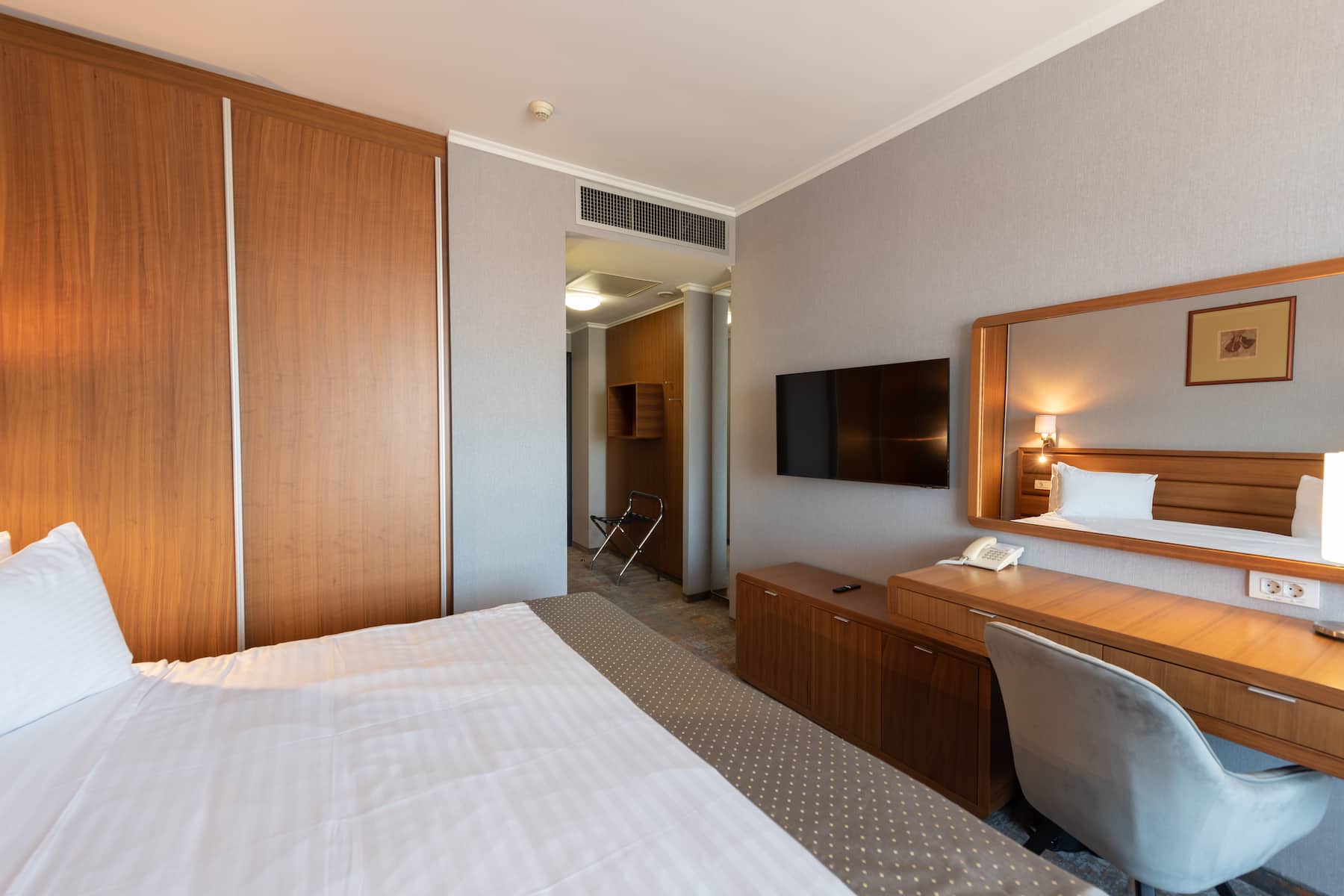 Guest room at the Wyndham Cluj in Cluj-Napoca, Other than US/Canada